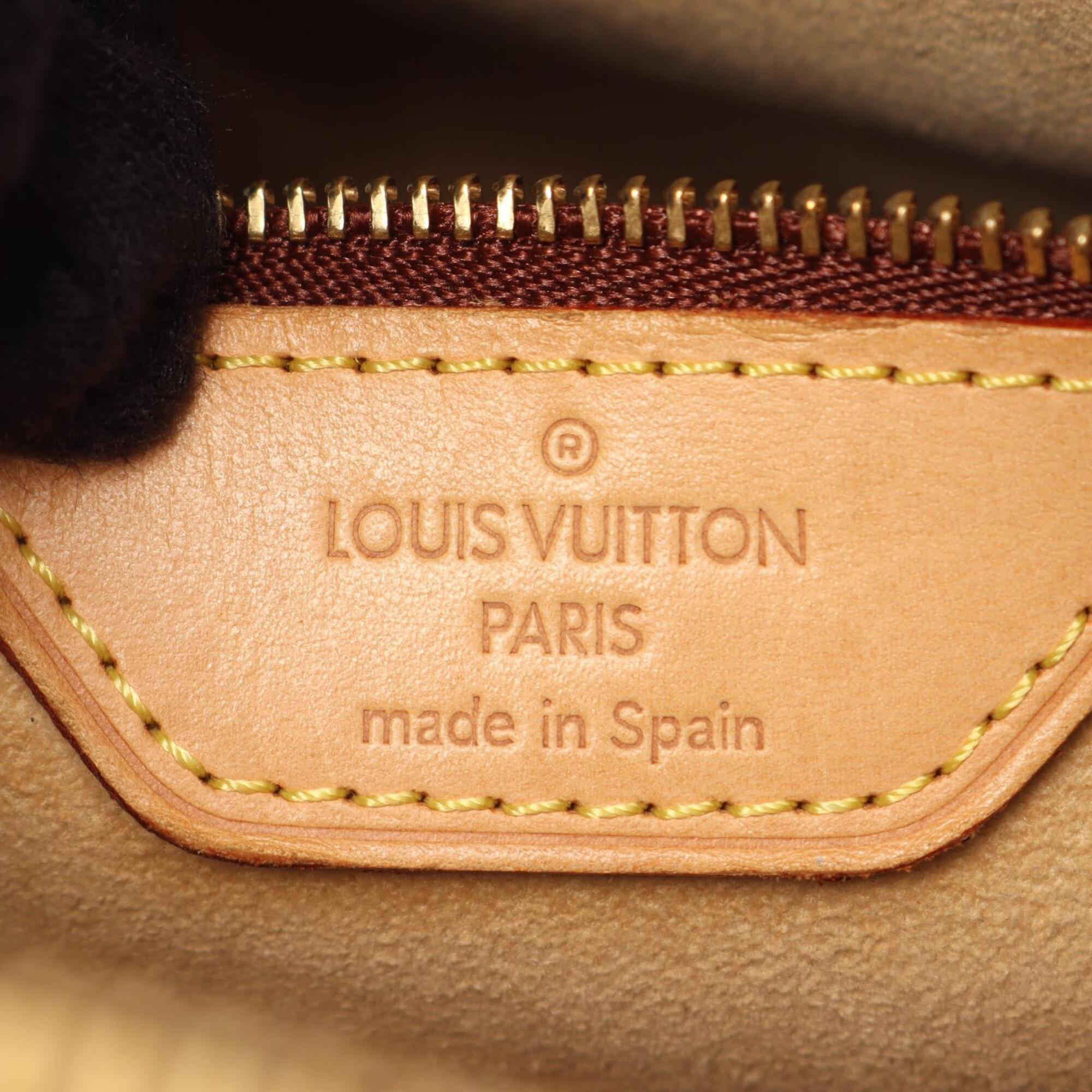 Louis Vuitton Brown Pvc Leather Handbag Shoulder Bag (Pre-Owned)
