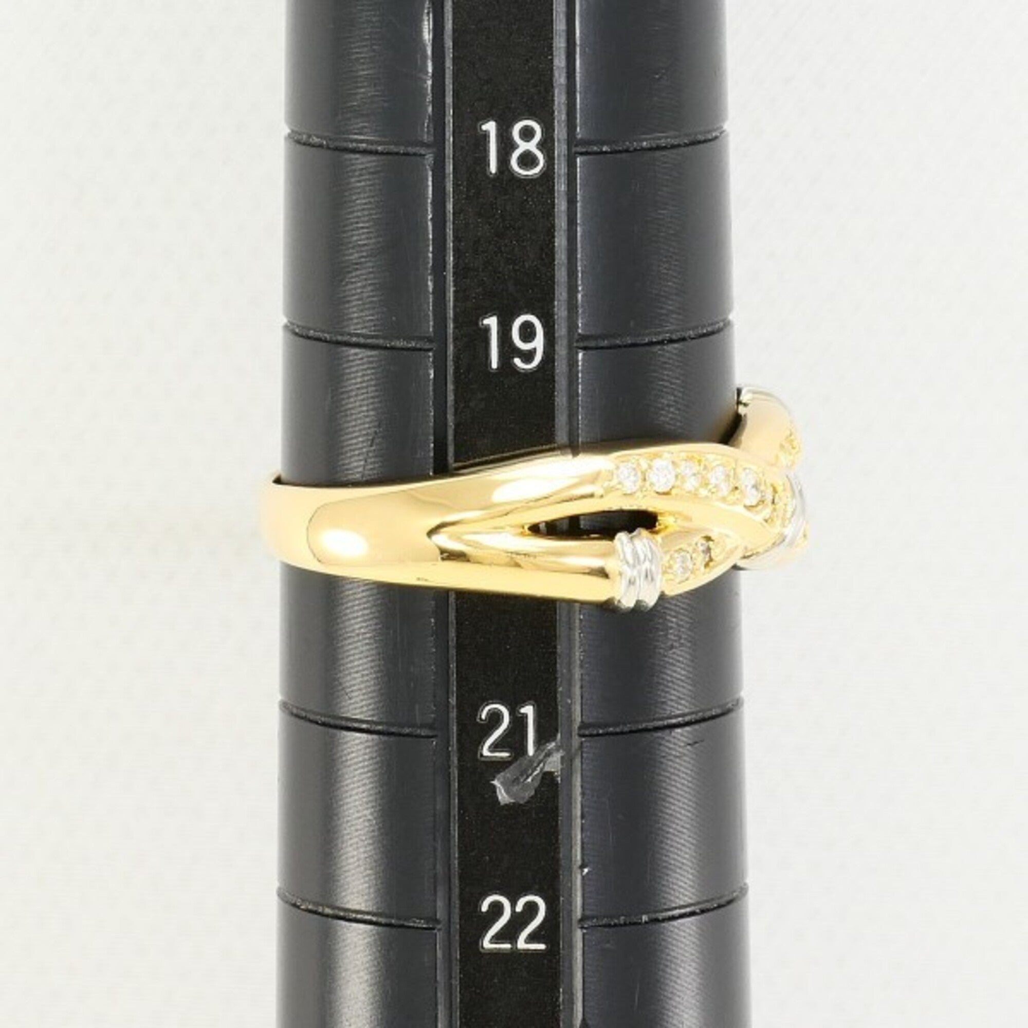 Unbranded Platinum Yellow Gold Yellow Gold (18K) Platinum 900 Band Ring (Pre-Owned)