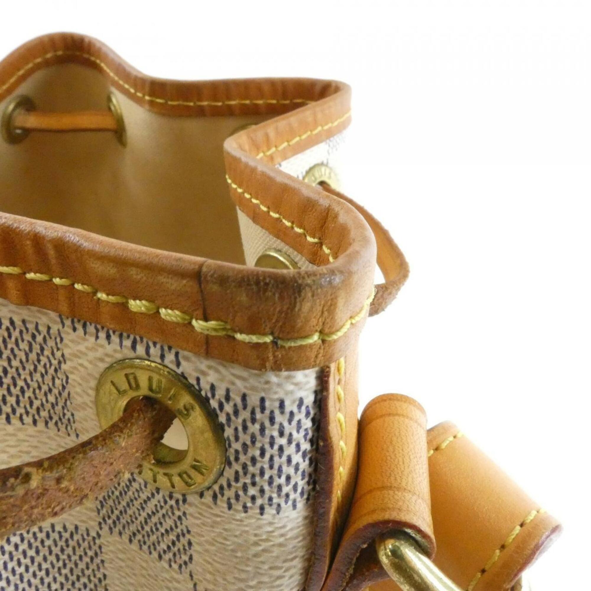Louis Vuitton Azur Coated Canvas Shoulder Bag (Pre-Owned)