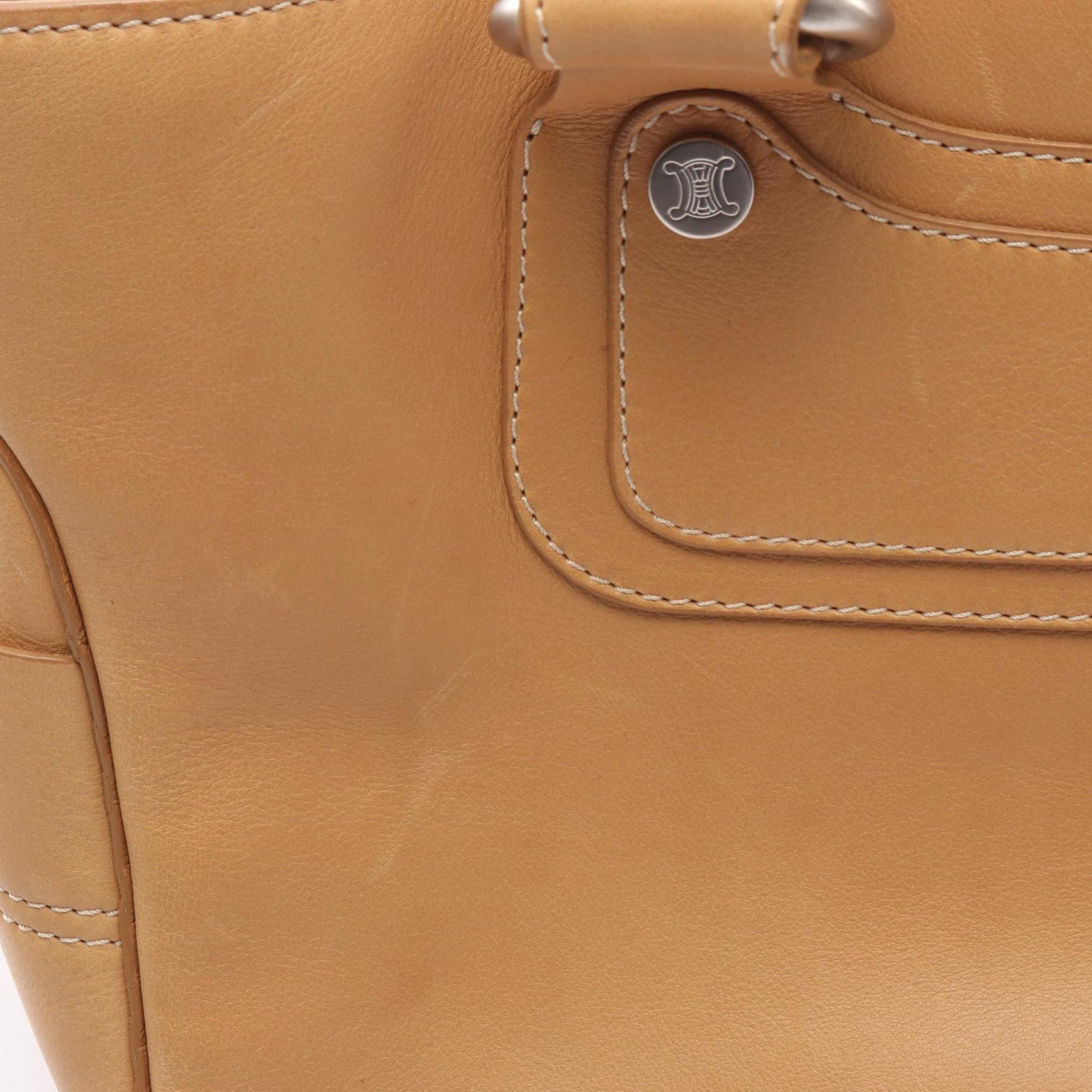 Celine Beige Leather Handbag (Pre-Owned)
