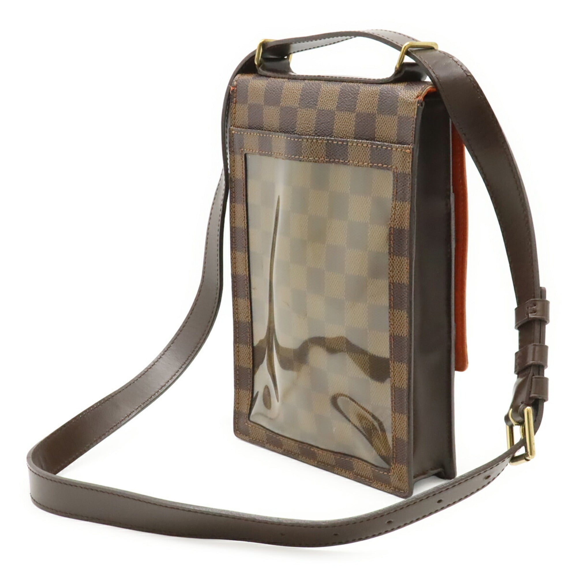 Louis Vuitton Damier Brown Pvc Leather Shoulder Bag (Pre-Owned)
