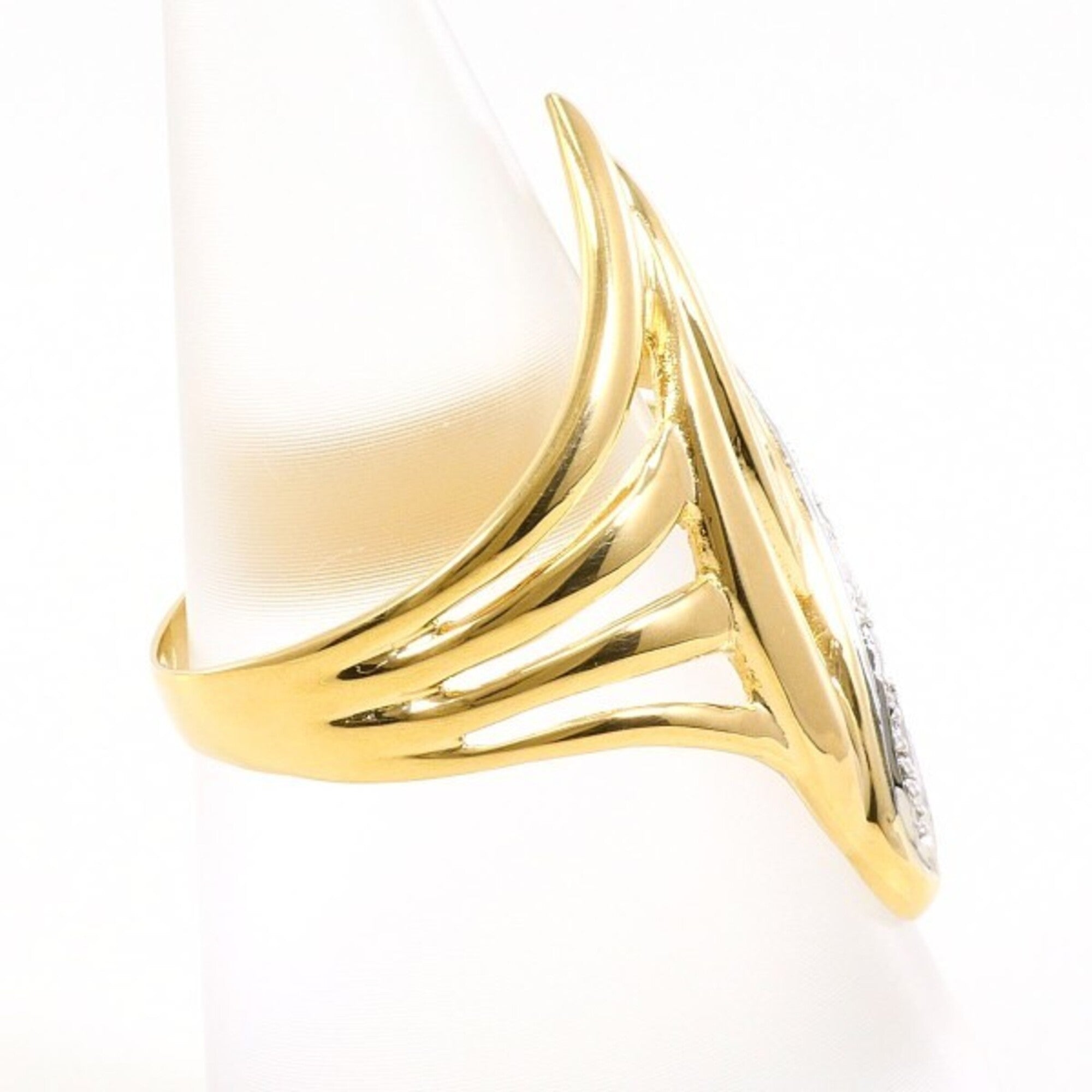 Unbranded Platinum Yellow Gold Yellow Gold (18K) Platinum 900 Band Ring (Pre-Owned)