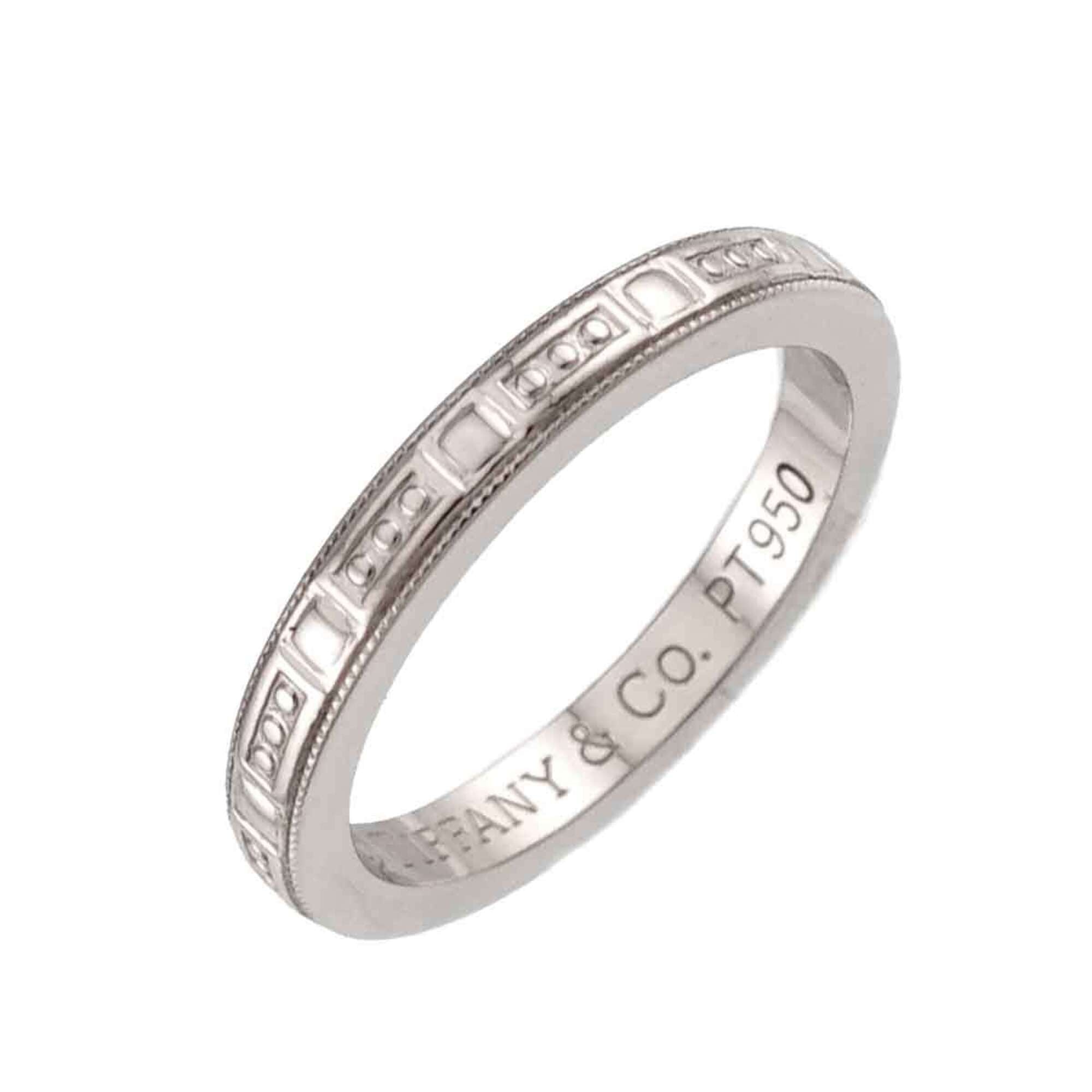 Tiffany Platinum 950 Band Ring (Pre-Owned)