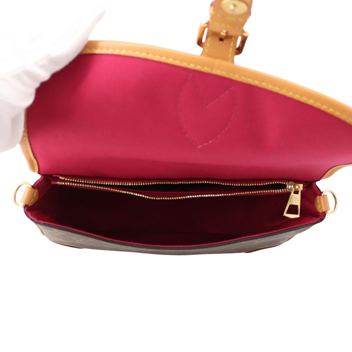 Louis Vuitton Monogram Fuchsia Monogram Handbag Shoulder Bag (Pre-Owned)