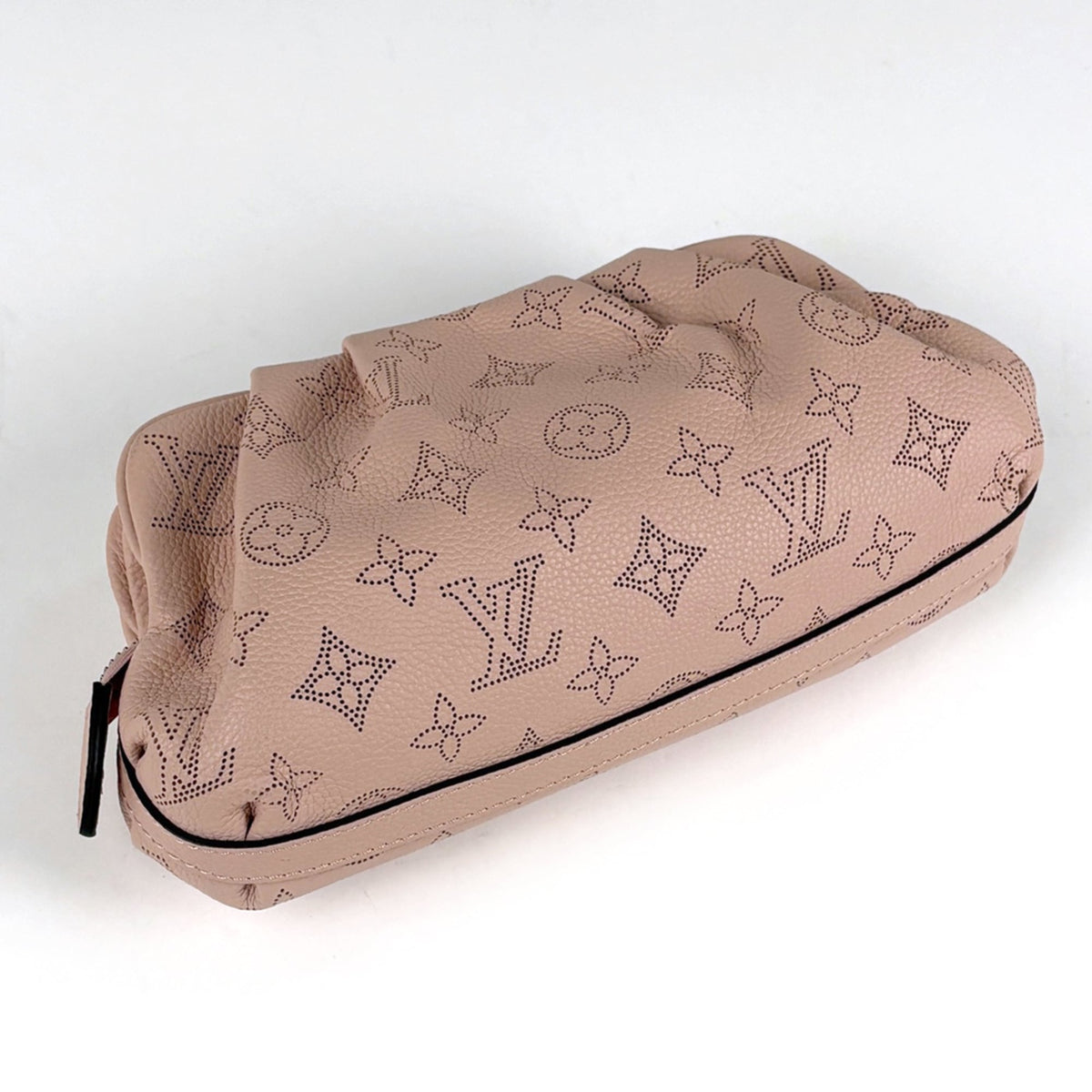 Louis Vuitton Magnolia Pink Monogram Mahina Leather Shoulder Bag (Pre-Owned)