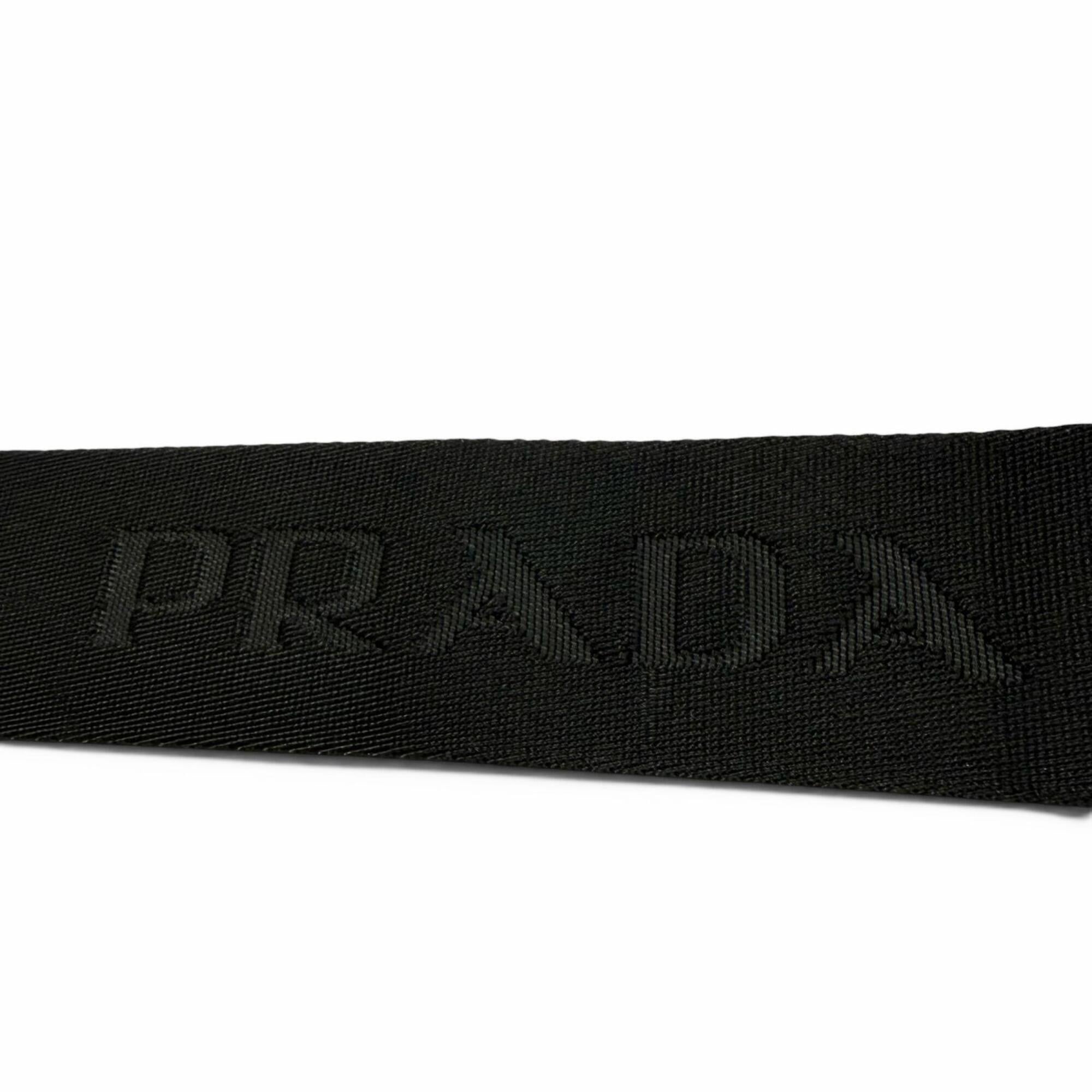 Prada Black Nylon Leather Shoulder Bag (Pre-Owned)