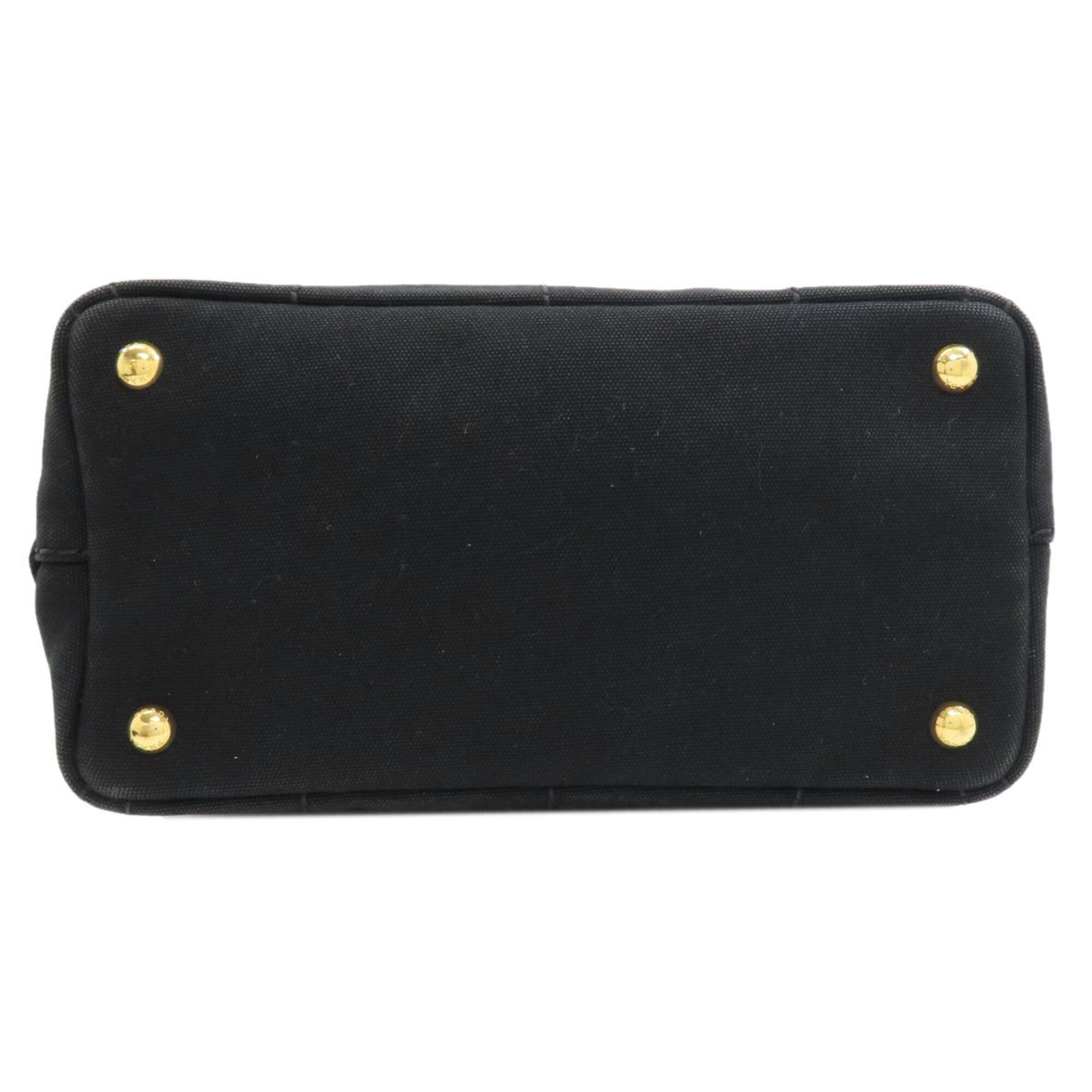 Prada Black Canvas Tote Bag (Pre-Owned)