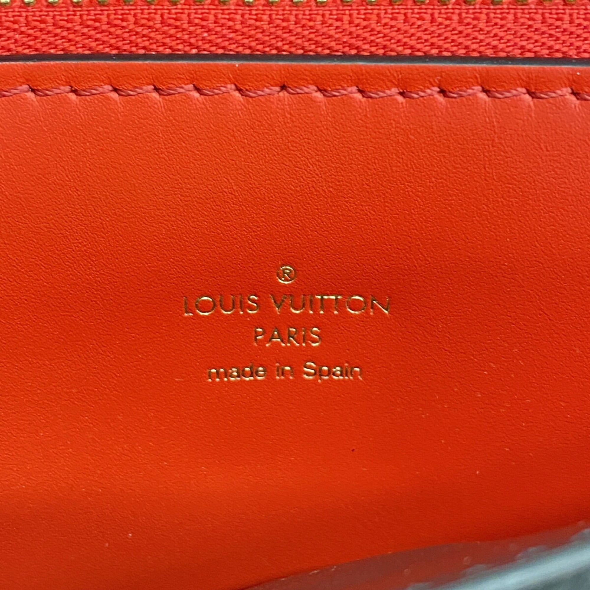 Louis Vuitton Brown Noir Red Color Handbag (Pre-Owned)