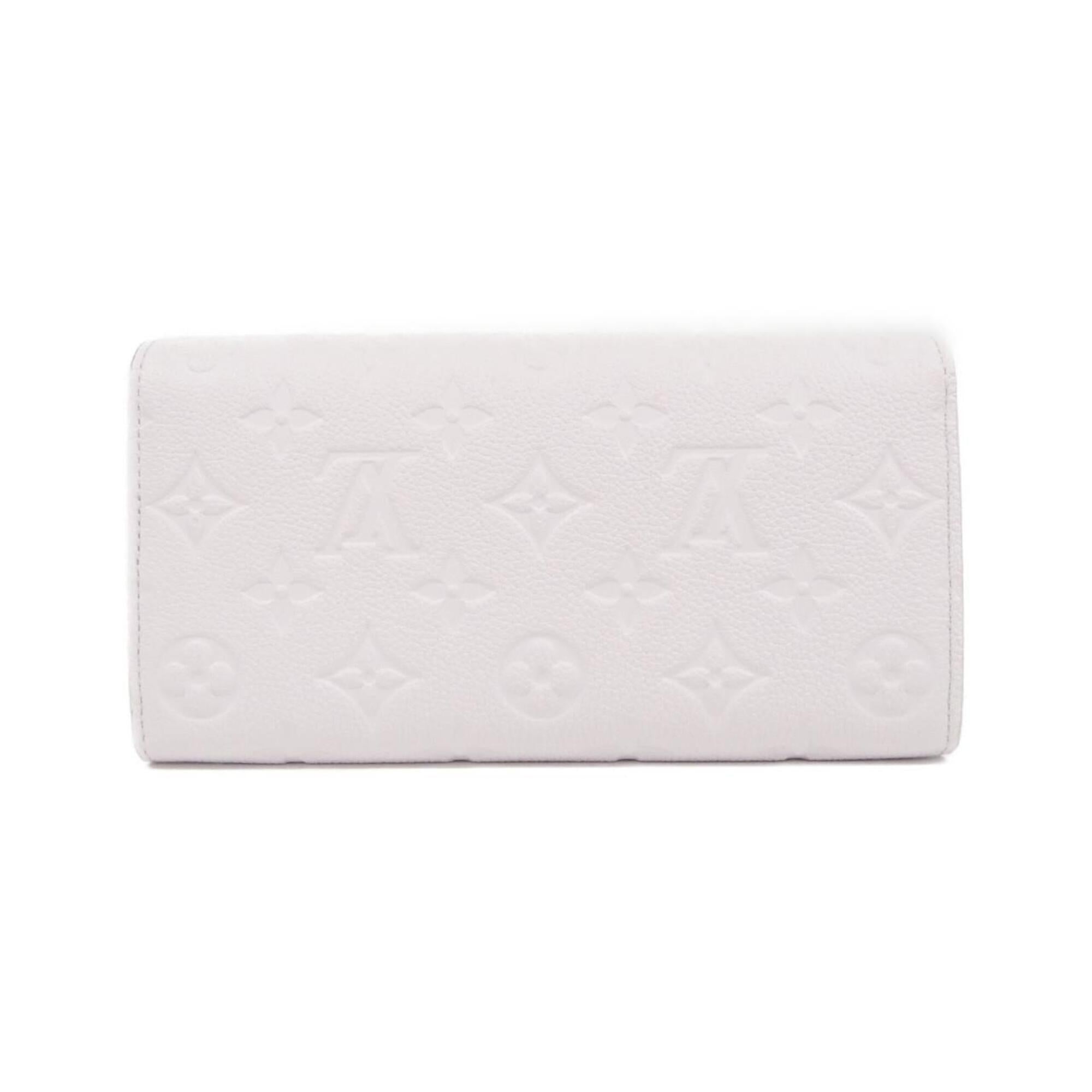 Louis Vuitton Pink Leather Long Wallet (Bi-Fold) (Pre-Owned)