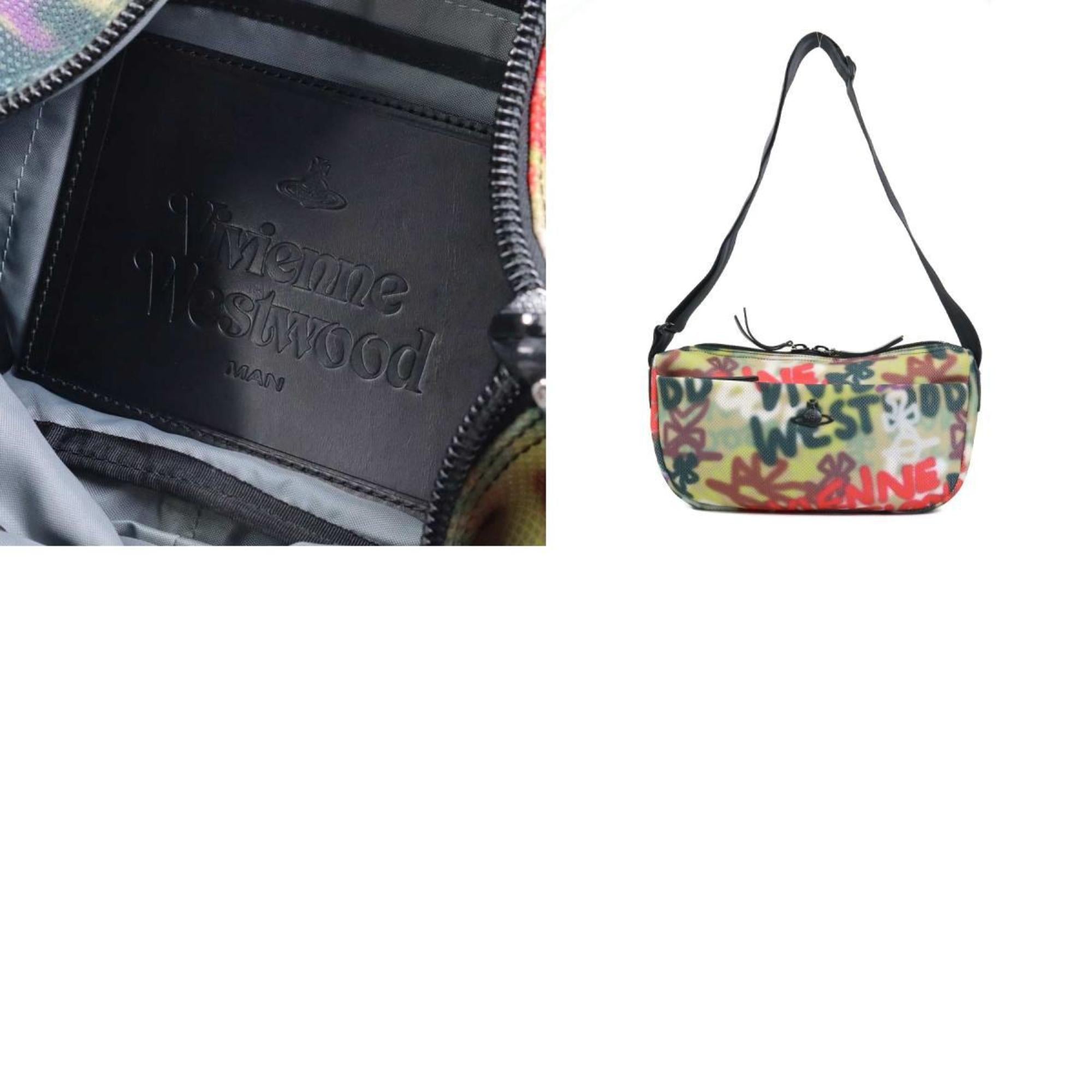 Vivienne Westwood Black Multi-Color Mesh Shoulder Bag (Pre-Owned)