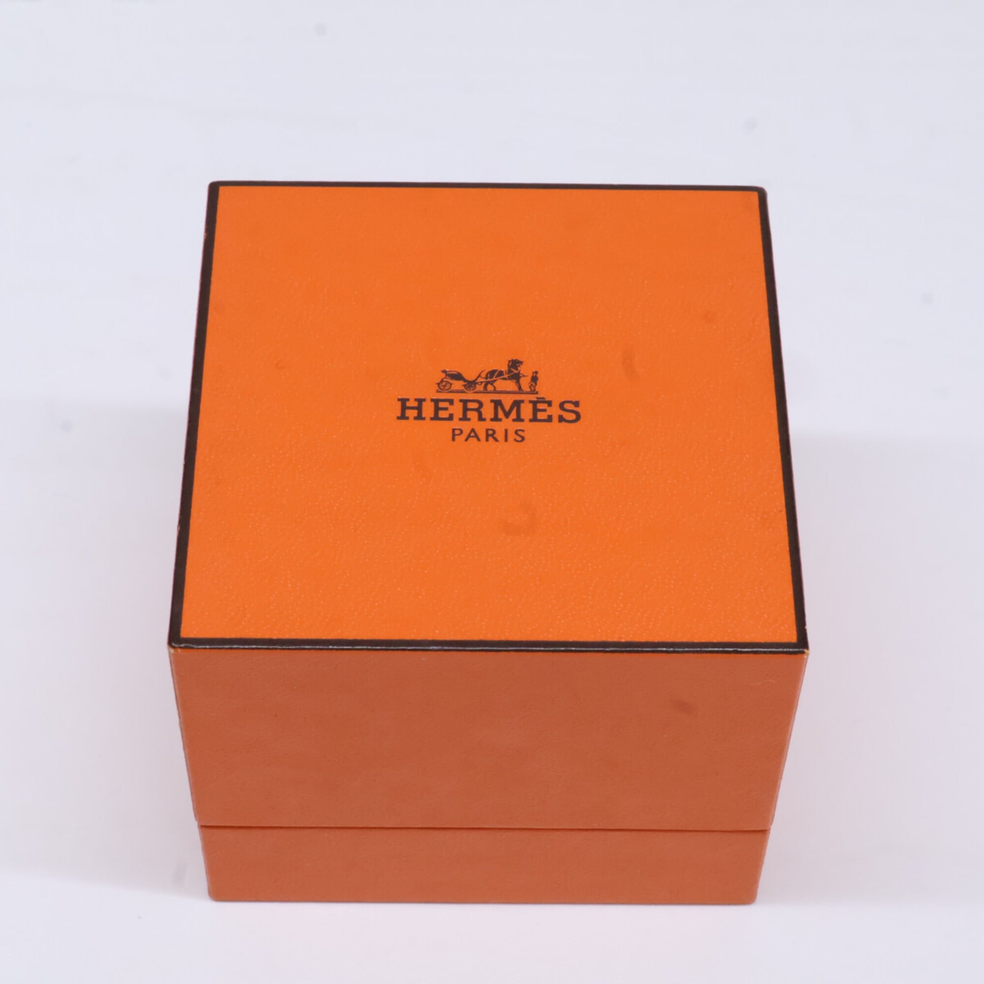 Hermes Silver Yellow Gold Silver 925 Band Ring (Pre-Owned)