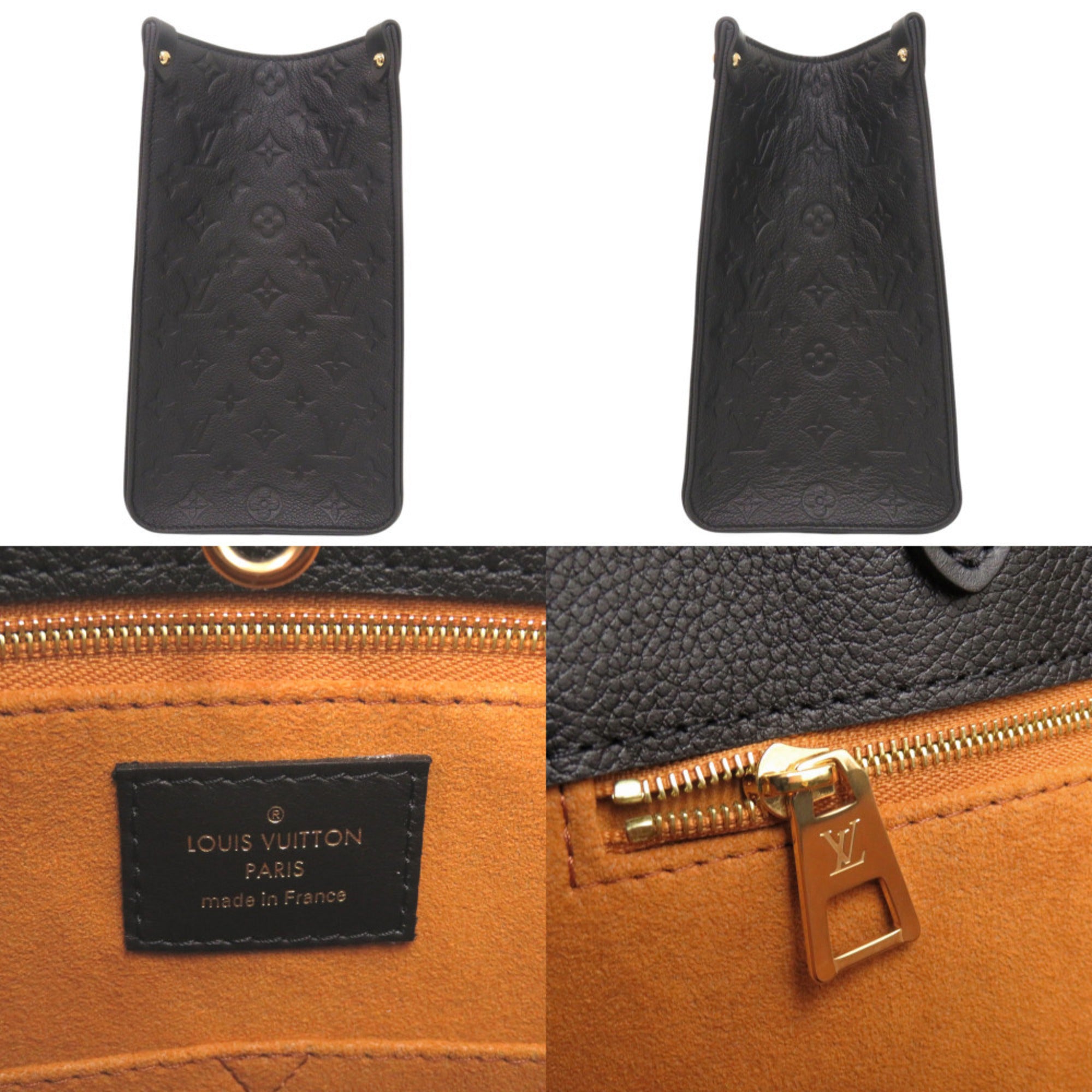 Louis Vuitton Black Noir Monogram Empreinte Tote Bag (Pre-Owned)