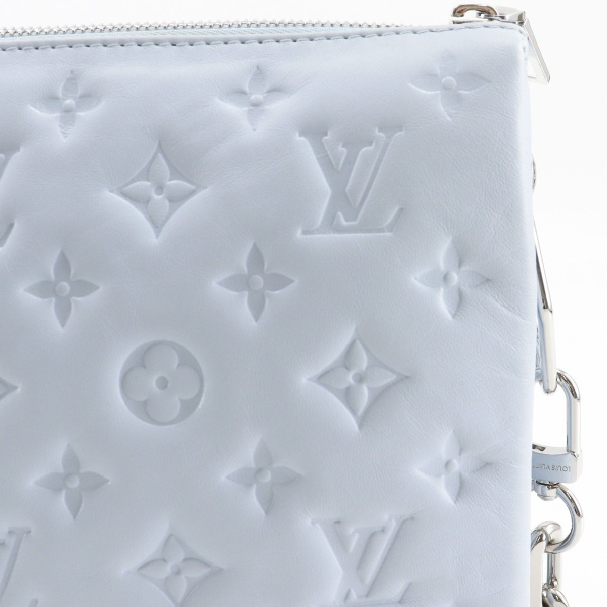 Louis Vuitton Light Blue Monogram Shoulder Bag (Pre-Owned)