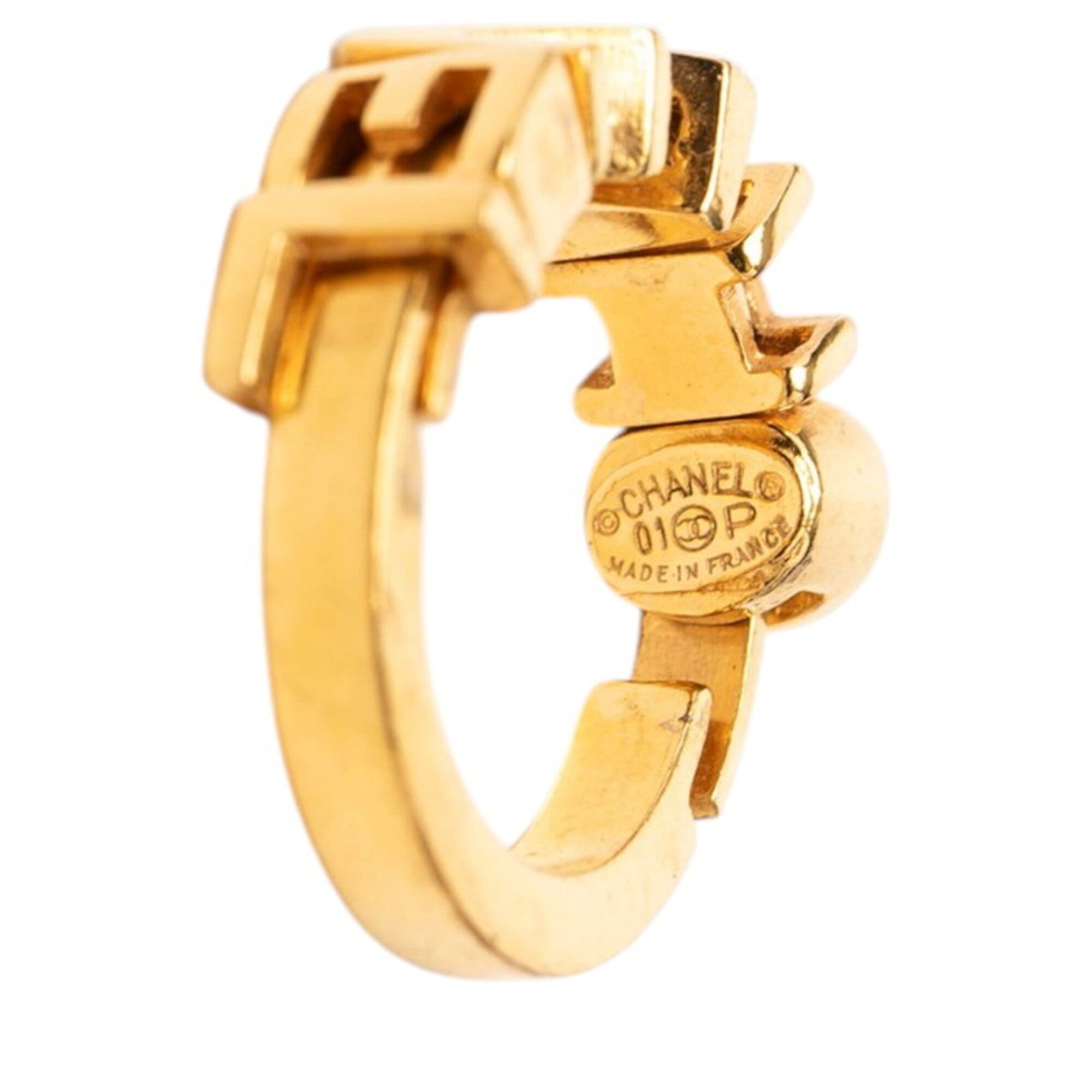 Chanel Gold Band Ring (Pre-Owned)