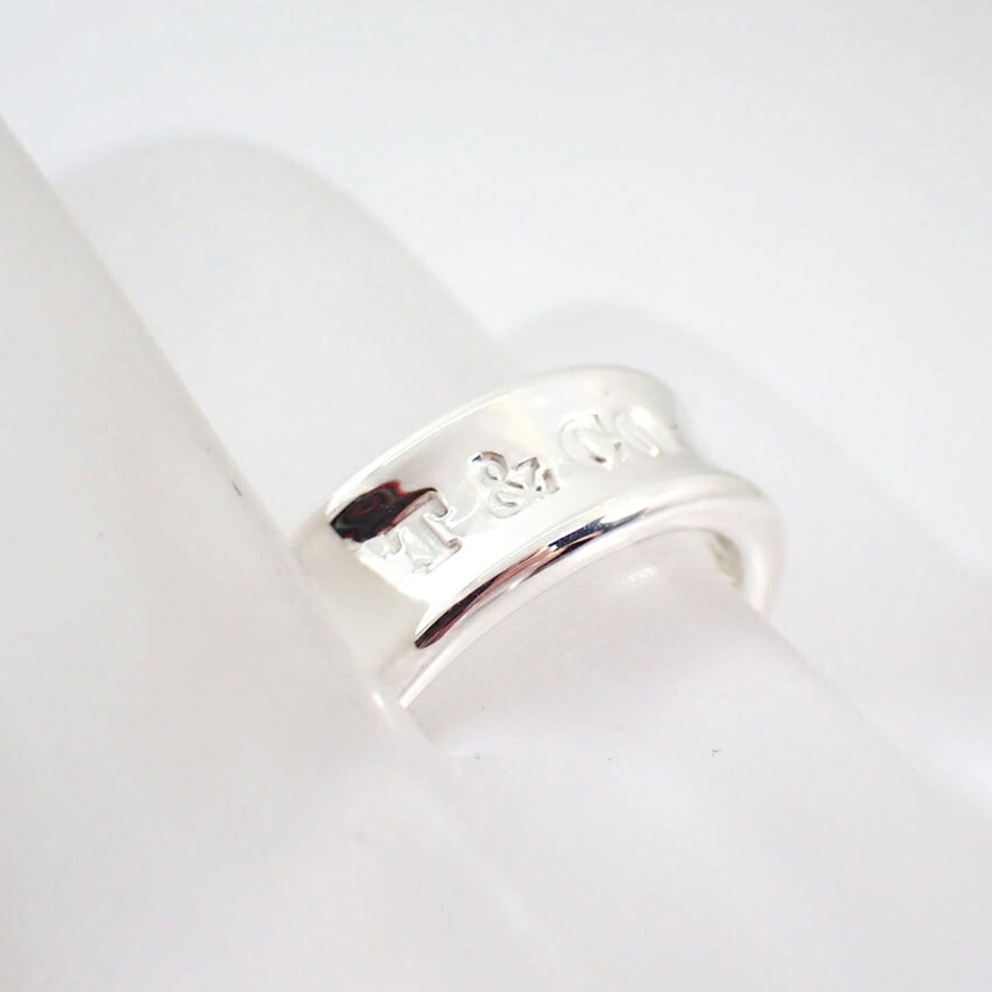 Tiffany Sterling Silver 925 Band Ring (Pre-Owned)