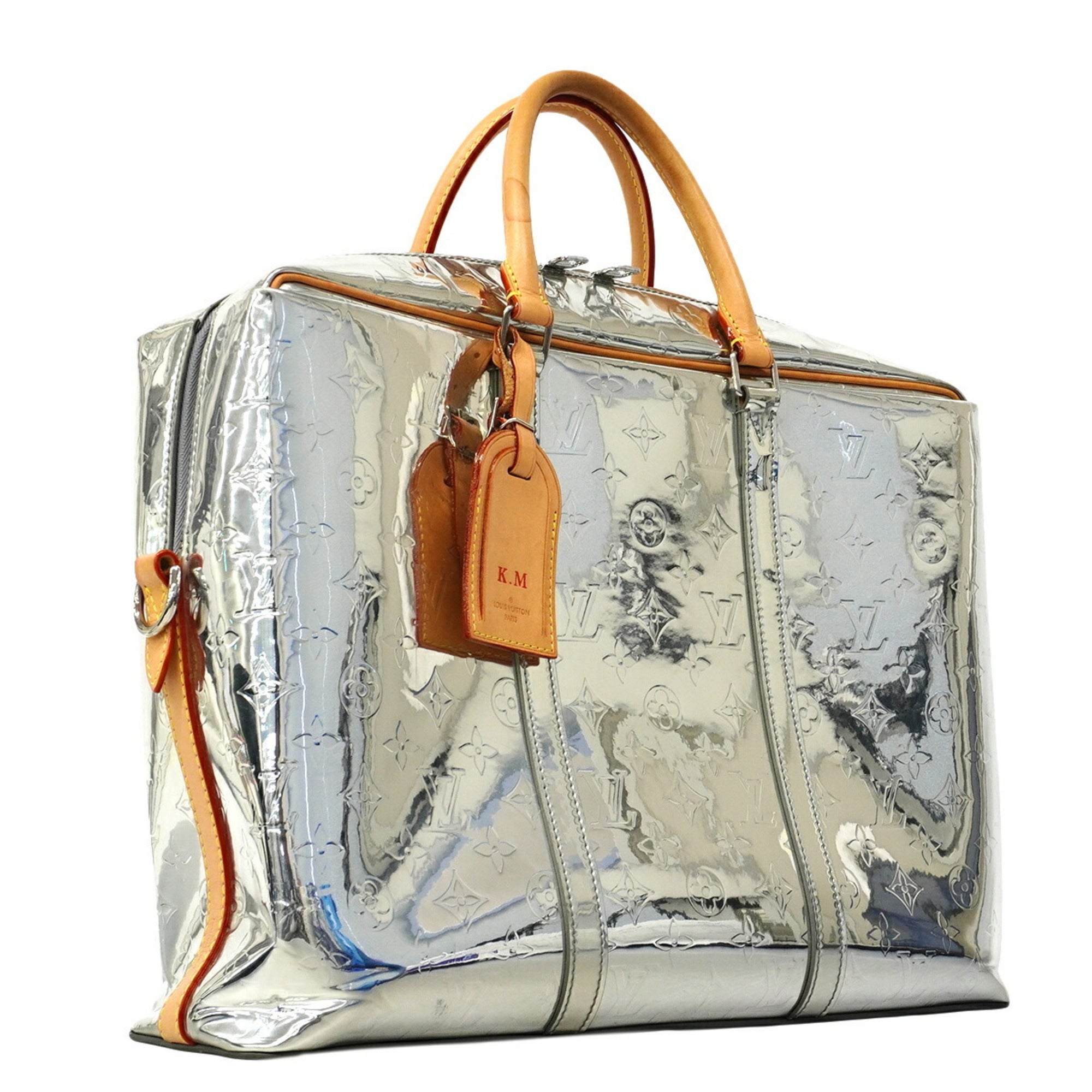 Louis Vuitton Silver Handbag (Pre-Owned)