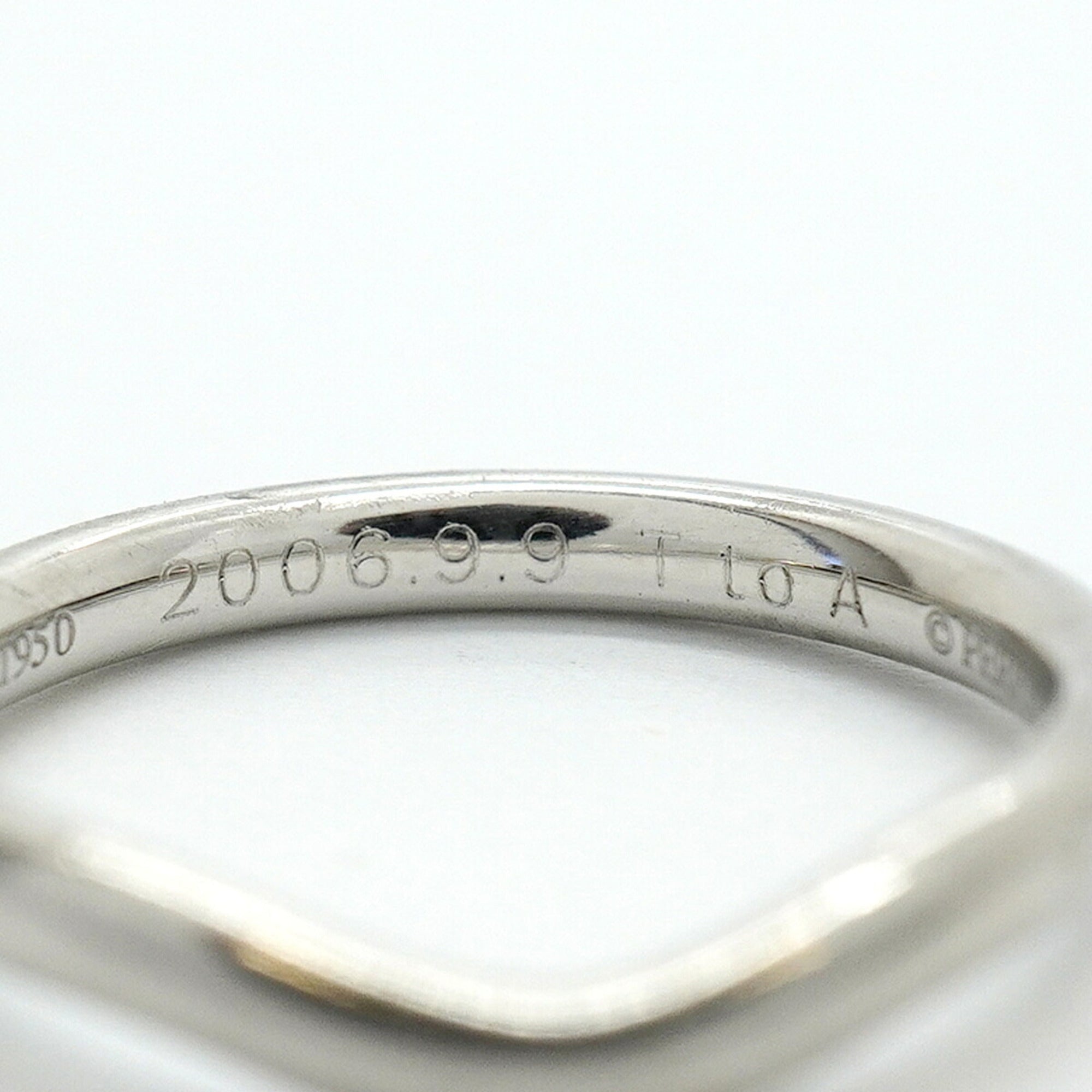 Tiffany Platinum 950 Band Ring (Pre-Owned)