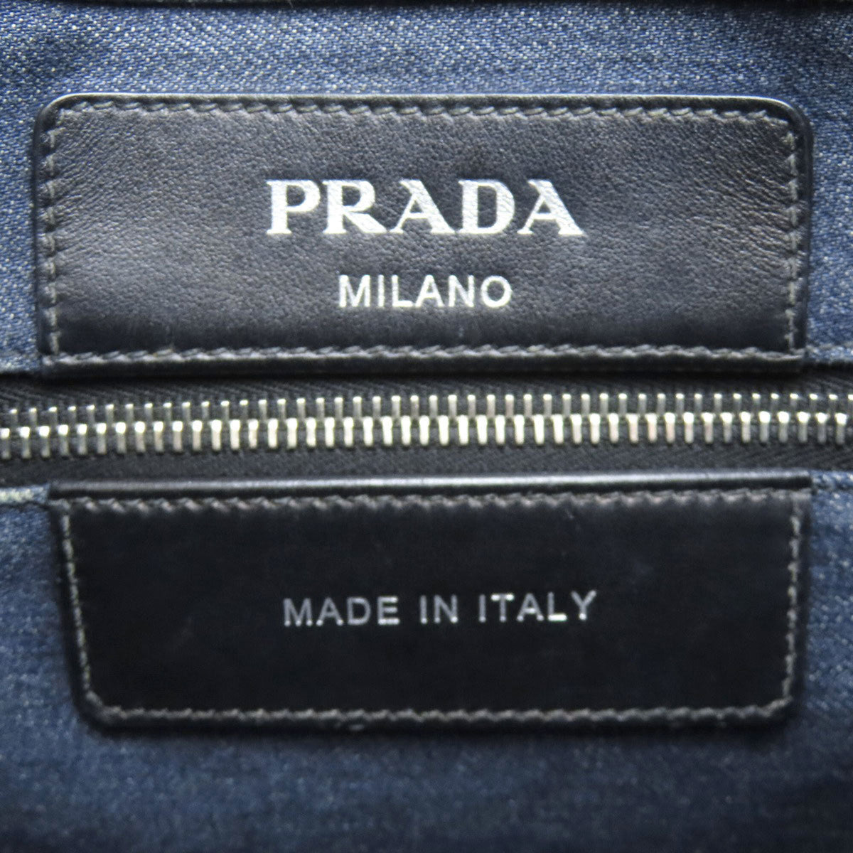 Prada Blue Denim Tote Bag (Pre-Owned)