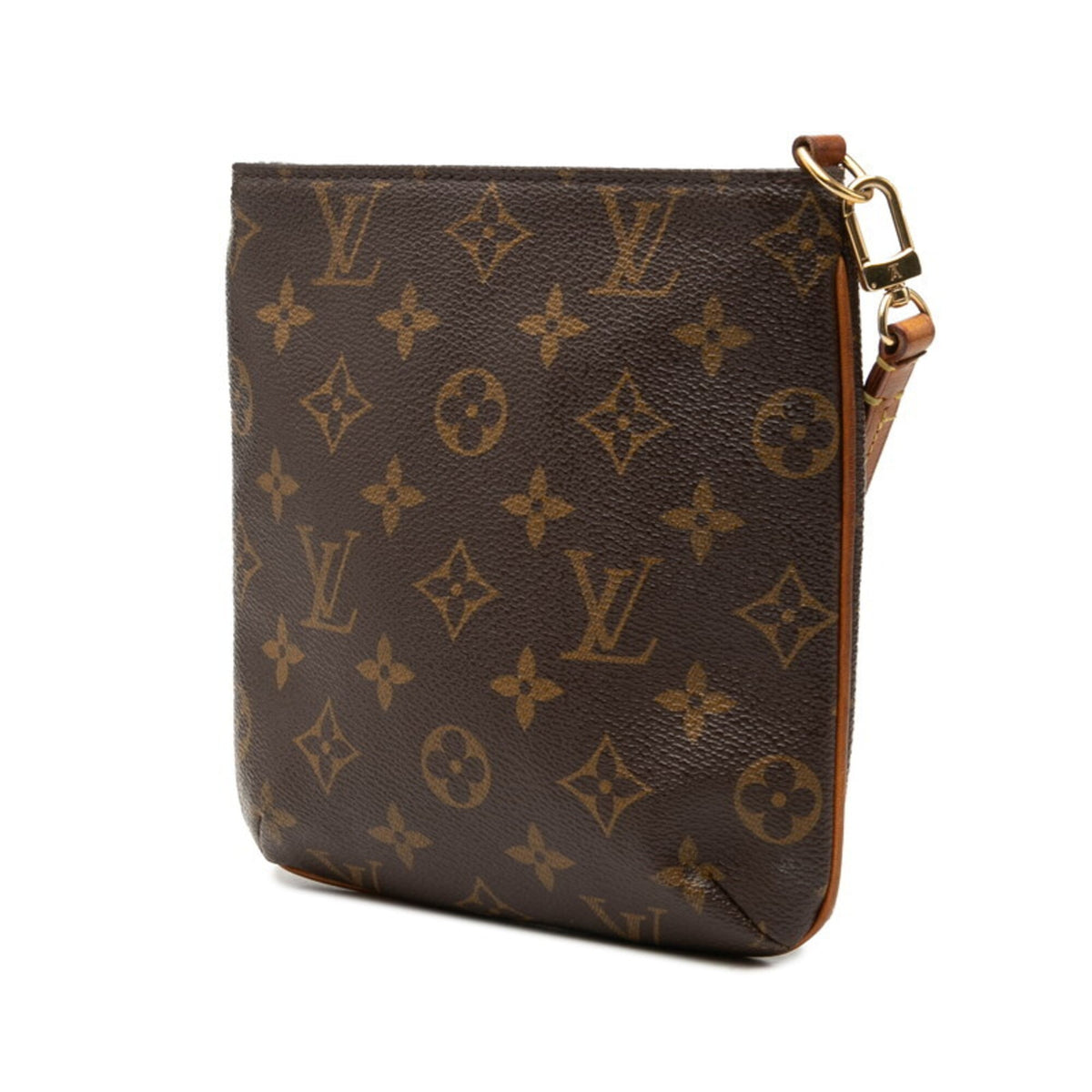 Louis Vuitton Brown Pvc Leather Pouch (Pre-Owned)