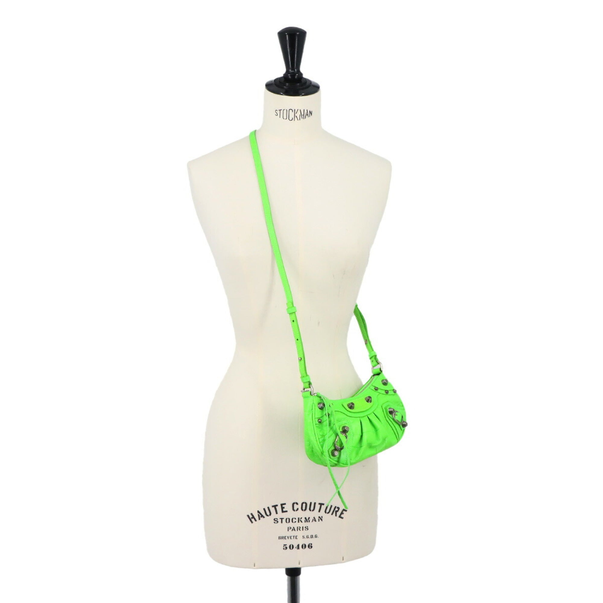 Balenciaga Green Leather Handbag (Pre-Owned)