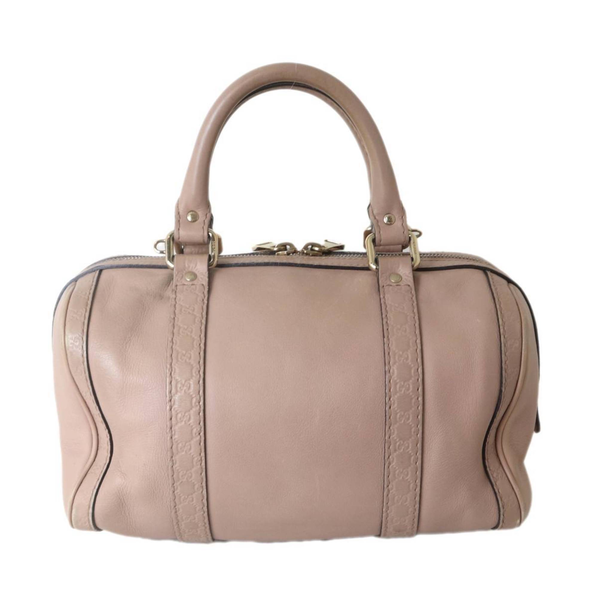 Gucci Beige Boston Bag Handbag Shoulder Bag (Pre-Owned)