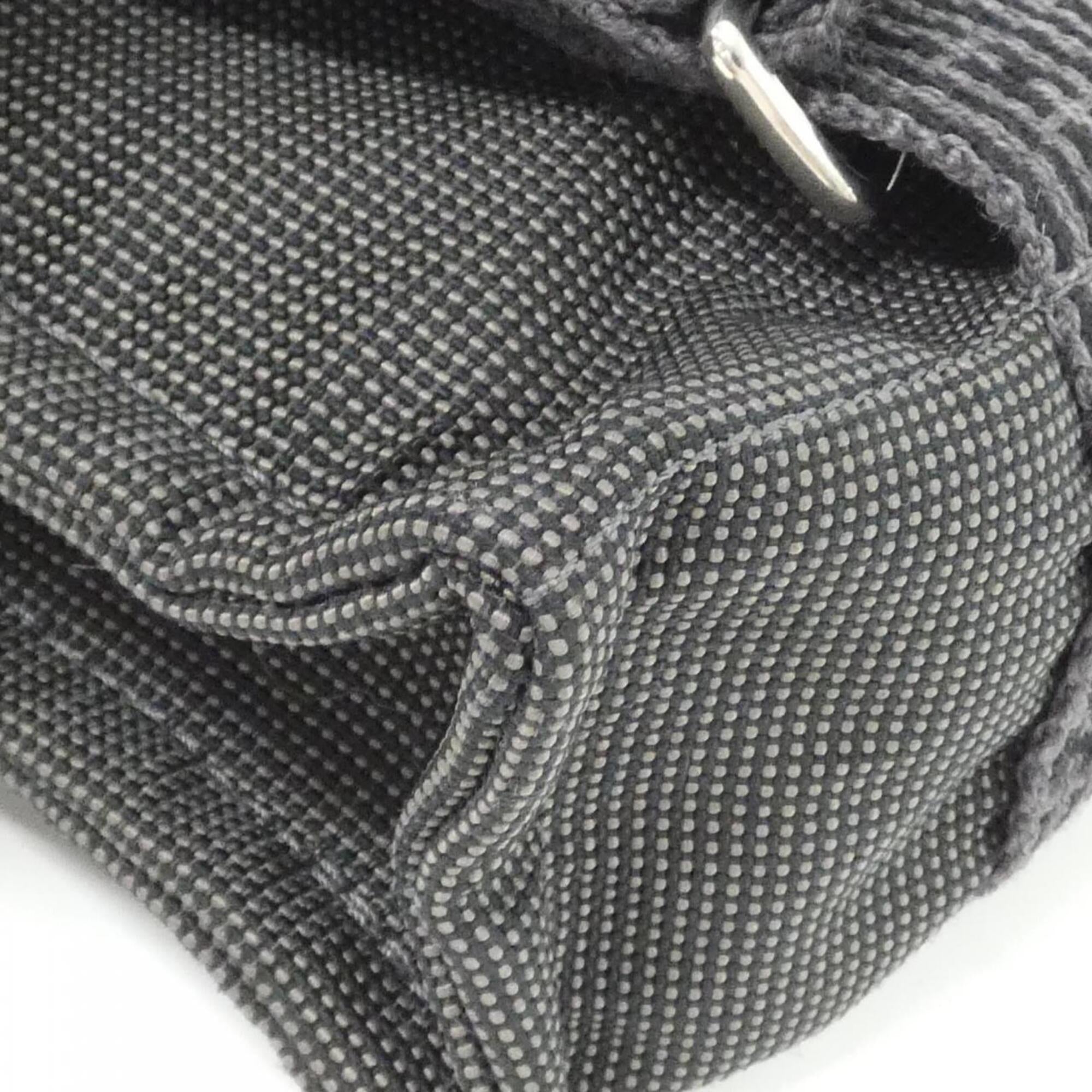 Hermes Black Canvas Backpack (Pre-Owned)