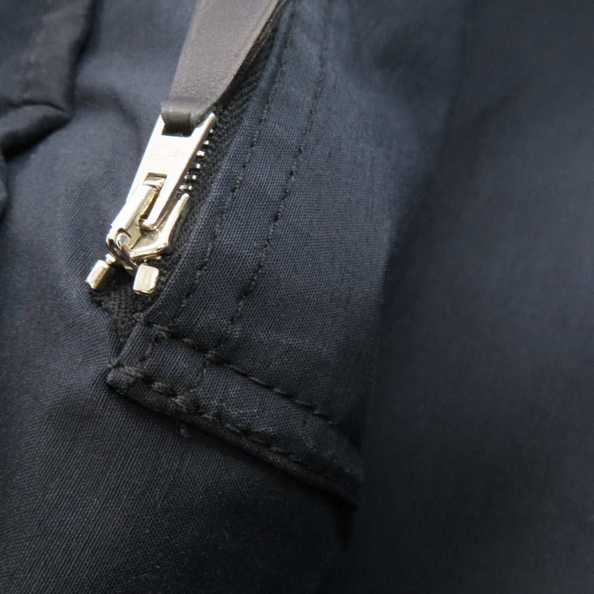 Hermes Black Polyester Cotton Briefcase (Pre-Owned)