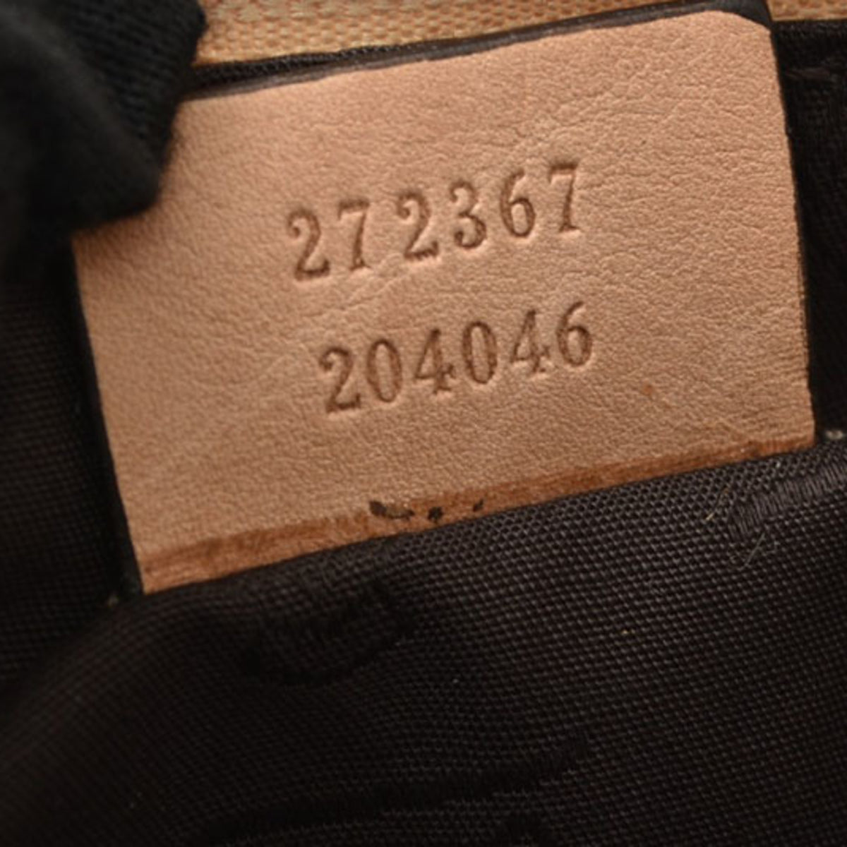 Gucci Beige Brown Pouch (Pre-Owned)