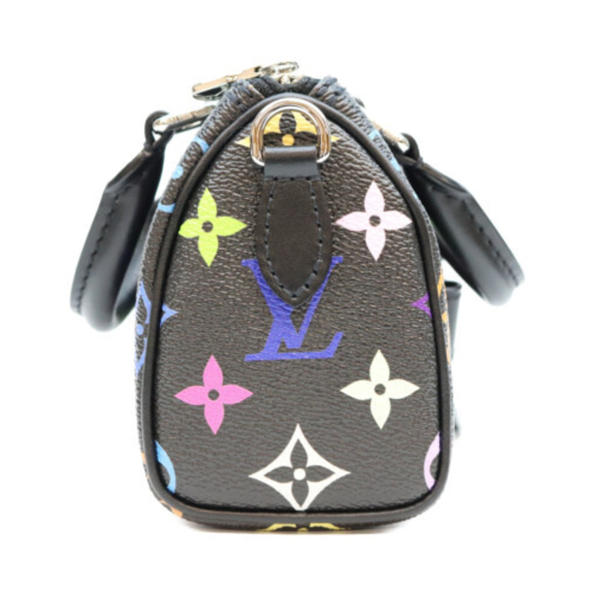 Louis Vuitton Black Monogram Multicolore Boston Bag (Pre-Owned)
