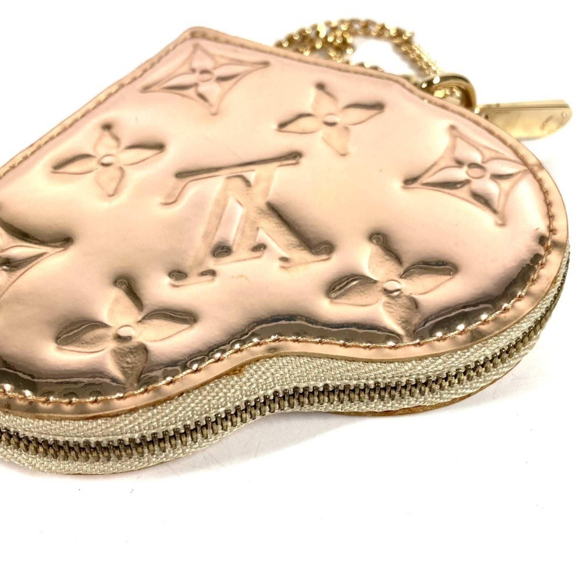 Louis Vuitton Monogram Miroir Gold Leather Coin Purse/Coin Case (Pre-Owned)