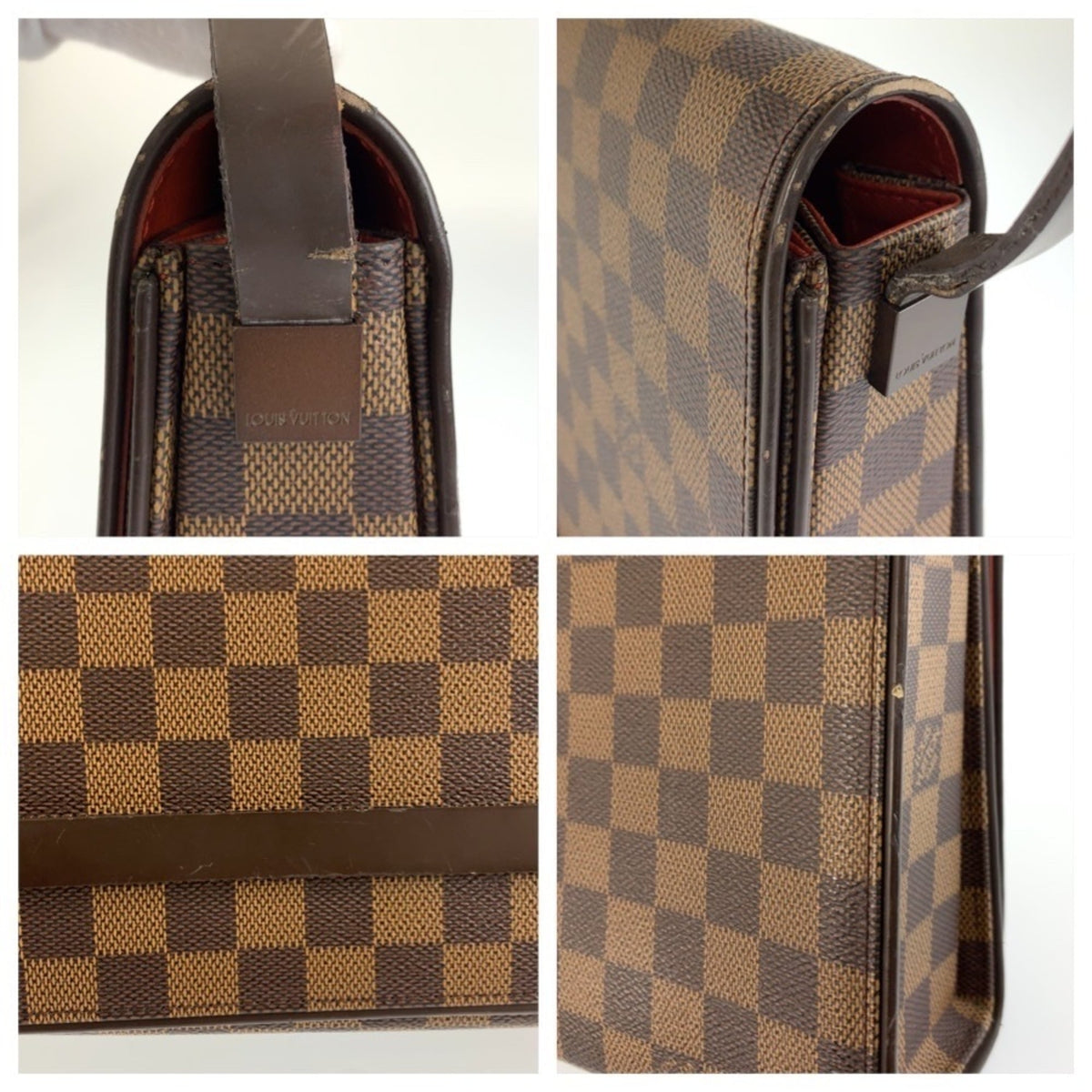 Louis Vuitton Damier Brown Pvc Shoulder Bag (Pre-Owned)