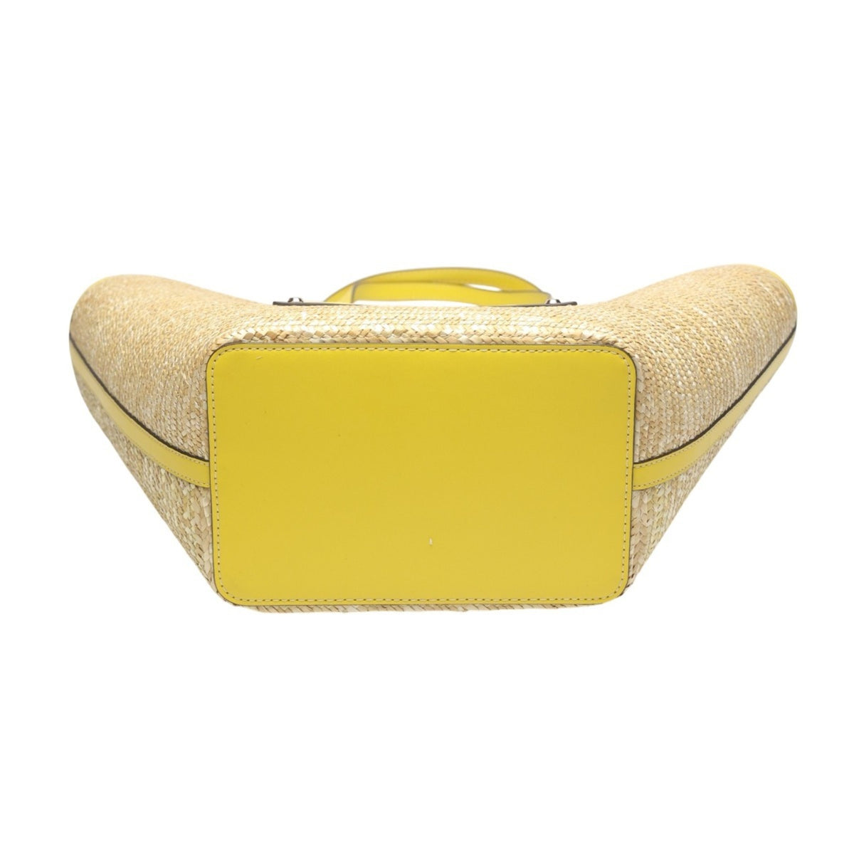 Michael Kors Yellow Straw Handbag (Pre-Owned)