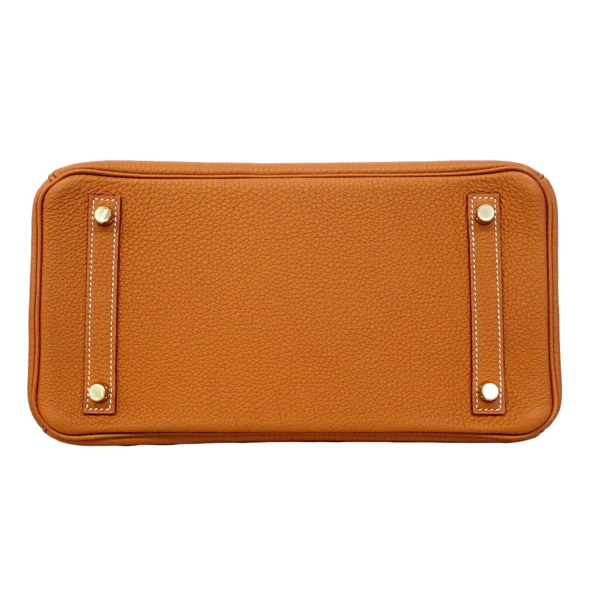 Hermes Gold Togo Leather Handbag (Pre-Owned)