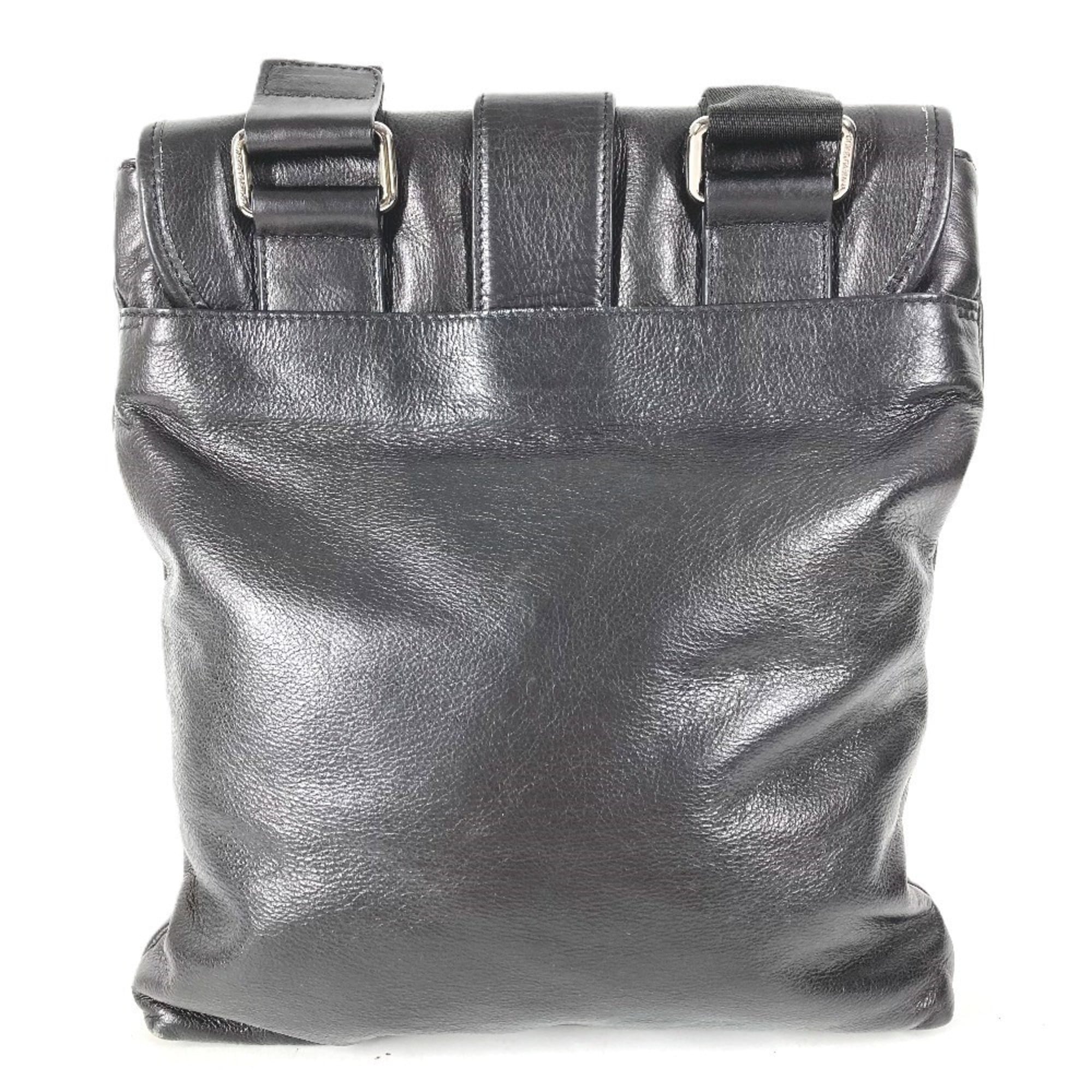 Dolce & Gabbana Black Leather Shoulder Bag (Pre-Owned)