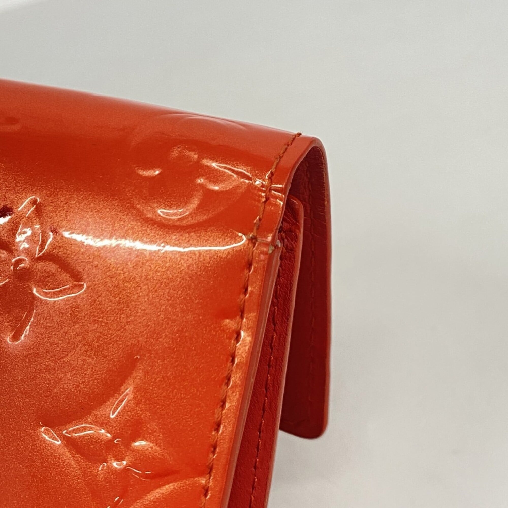 Louis Vuitton Orange Sunset Long Wallet (Bi-Fold) (Pre-Owned)