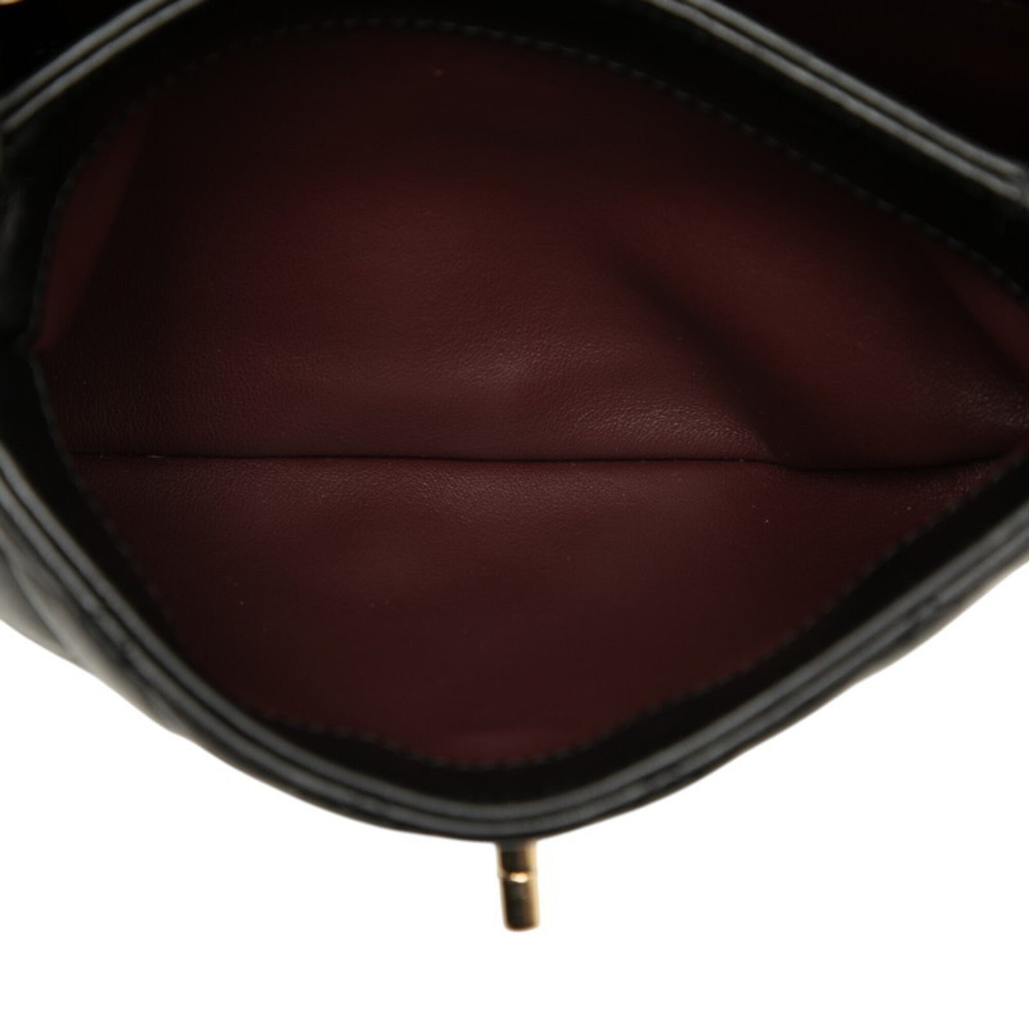 Chanel Black Leather Handbag Shoulder Bag (Pre-Owned)