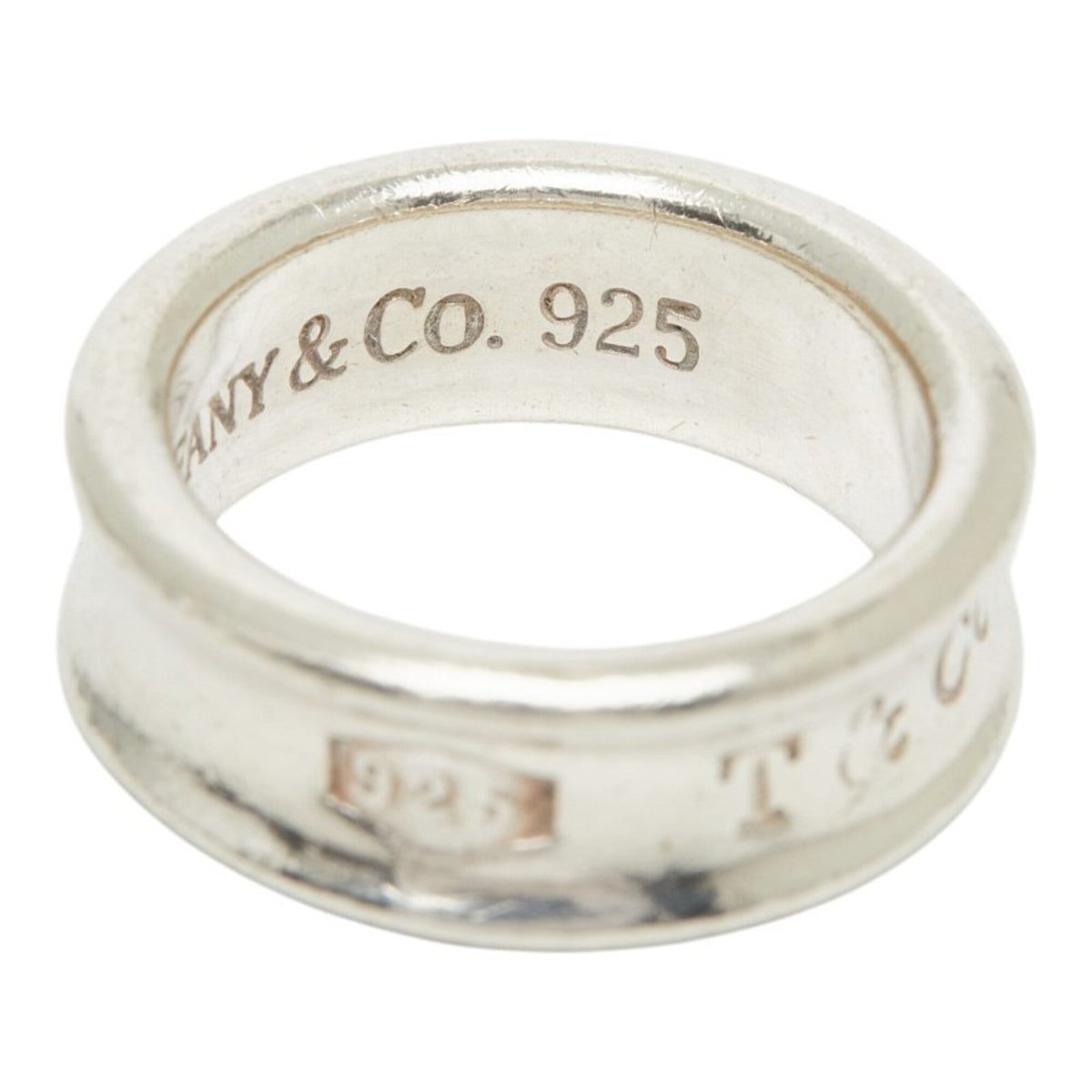 Tiffany Silver Silver 925 Band Ring (Pre-Owned)