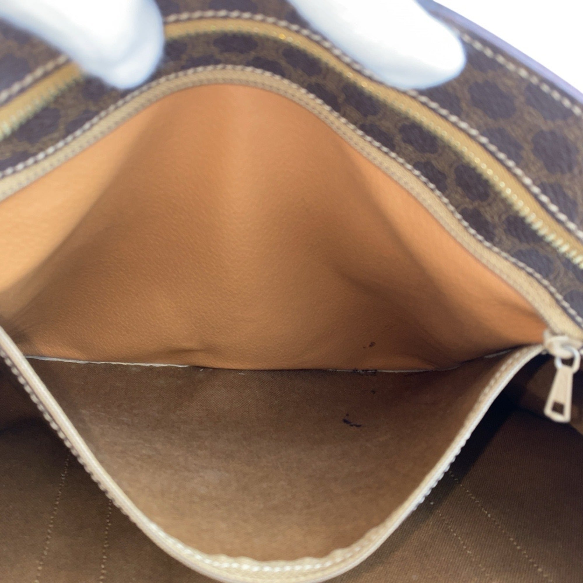 Celine Brown Pvc Shoulder Bag Tote Bag (Pre-Owned)