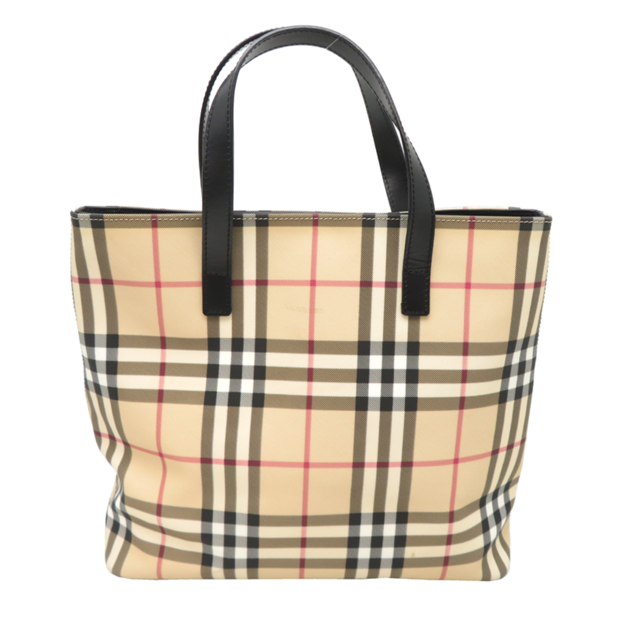 Burberry Brown Pvc Handbag (Pre-Owned)