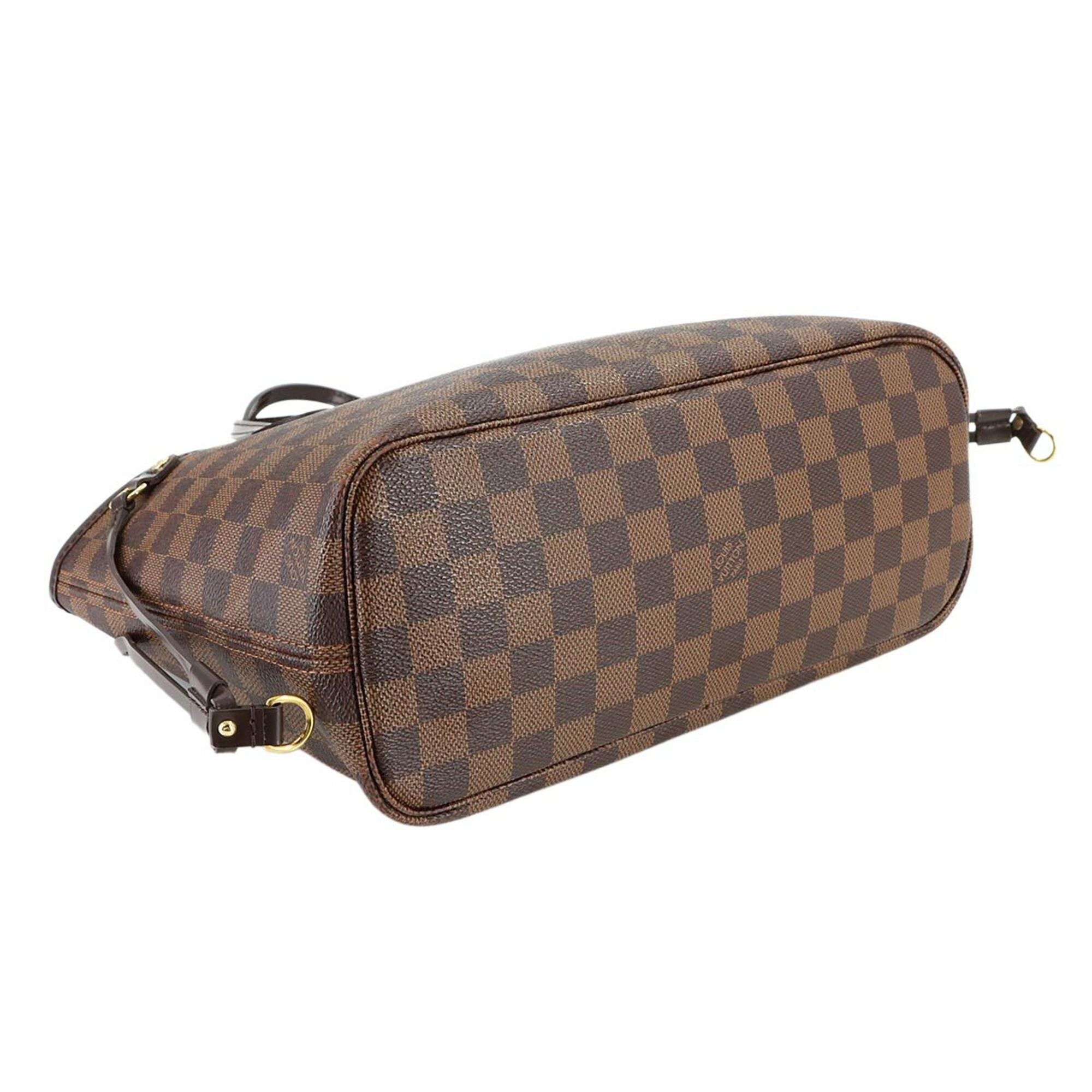 Louis Vuitton Brown Damier Canvas Ebene Damier Canvas Handbag Pouch Tote Bag (Pre-Owned)