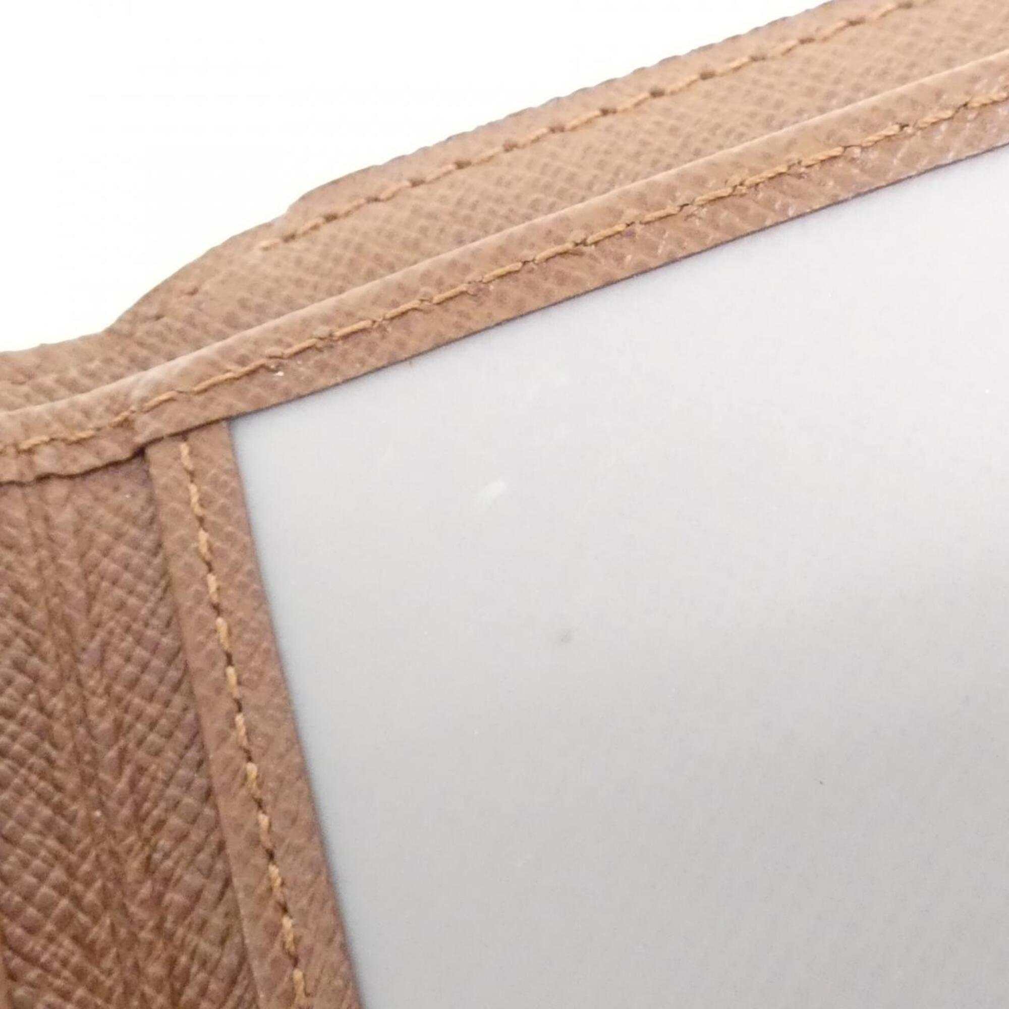 Louis Vuitton Marron Coated Canvas Wallet (Bi-Fold) (Pre-Owned)