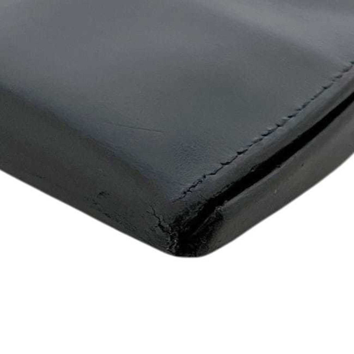 Cartier Black Leather Coin Purse/Coin Case (Pre-Owned)