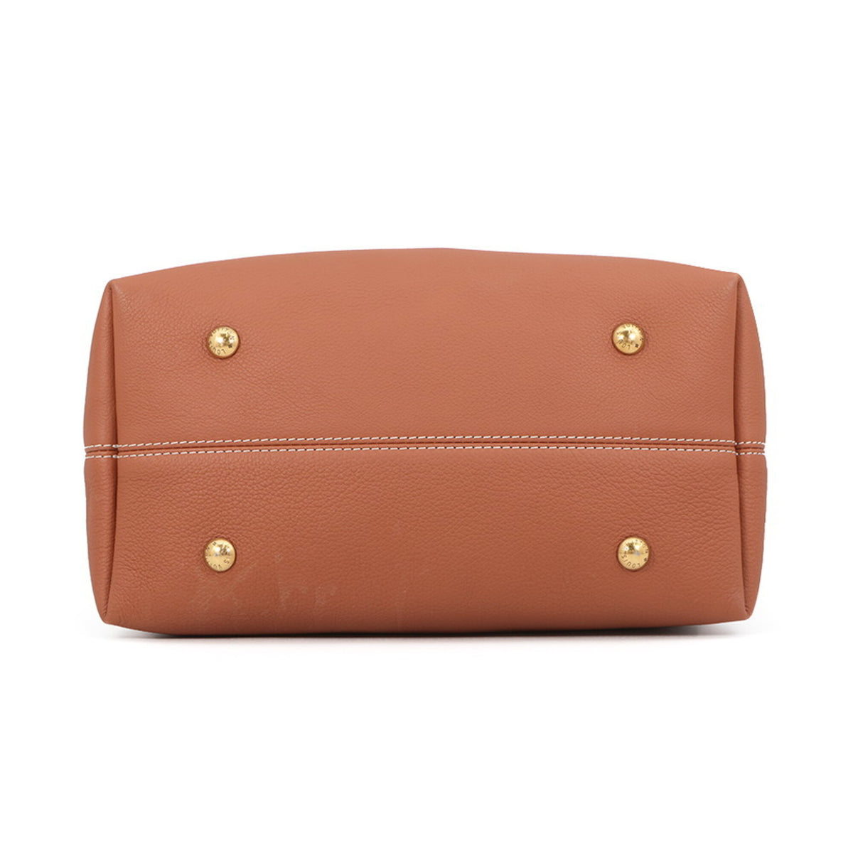 Louis Vuitton Cognac Leather Handbag Pouch Shoulder Bag (Pre-Owned)
