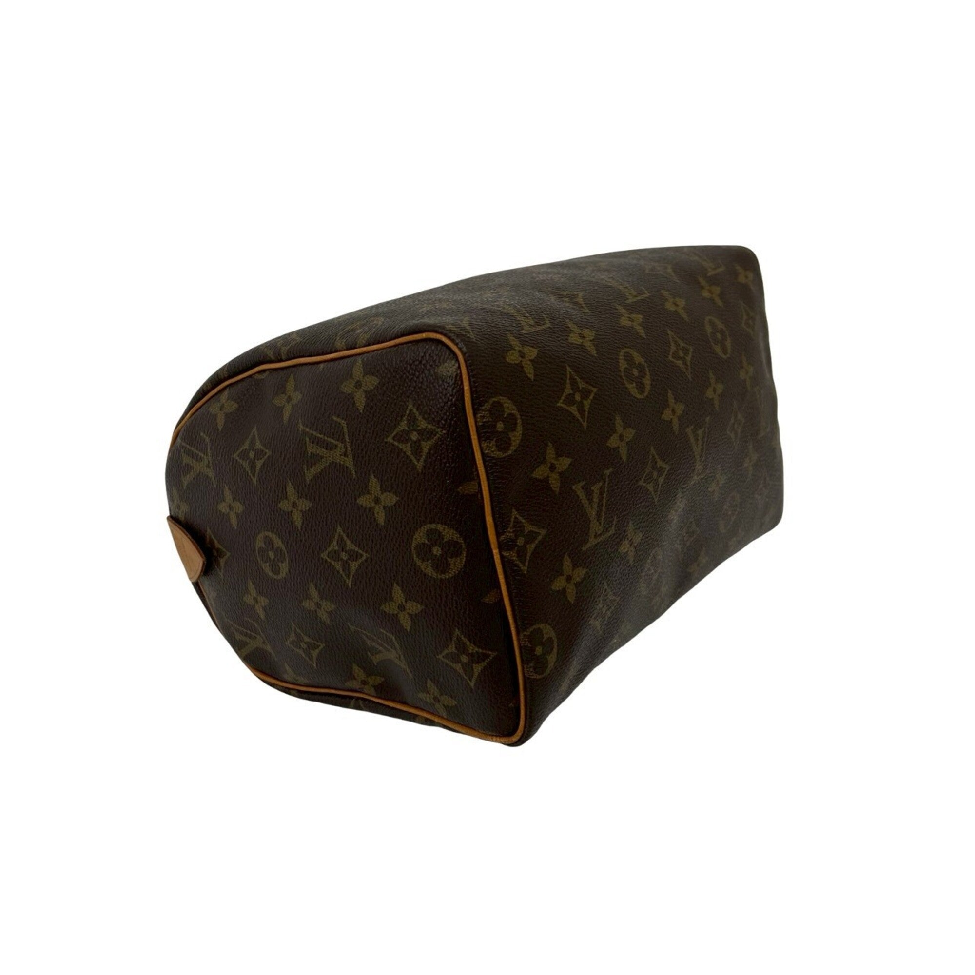 Louis Vuitton Brown Leather Pvc Boston Bag Handbag (Pre-Owned)