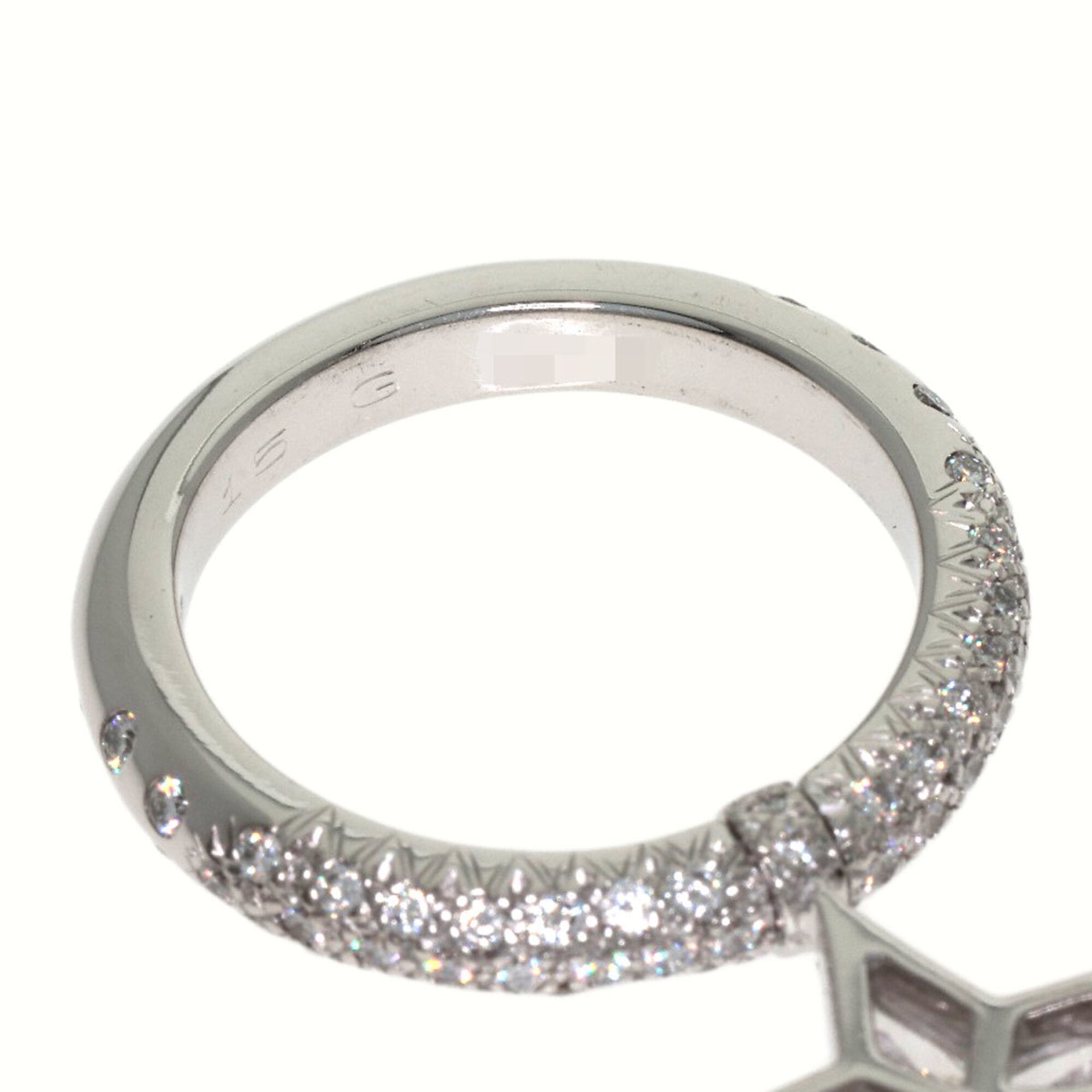 Chanel White Gold White Gold Band Ring (Pre-Owned)