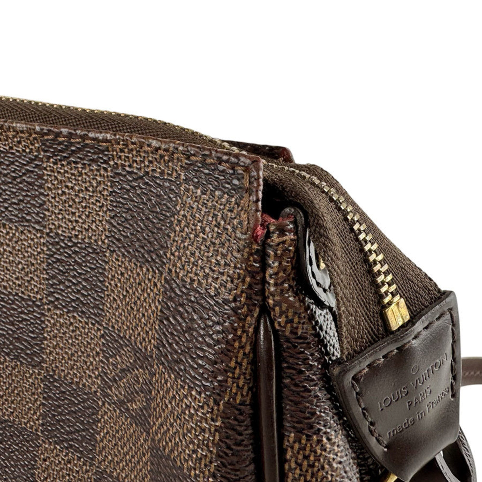 Louis Vuitton Damier Canvas Ebene Damier Canvas Shoulder Bag (Pre-Owned)