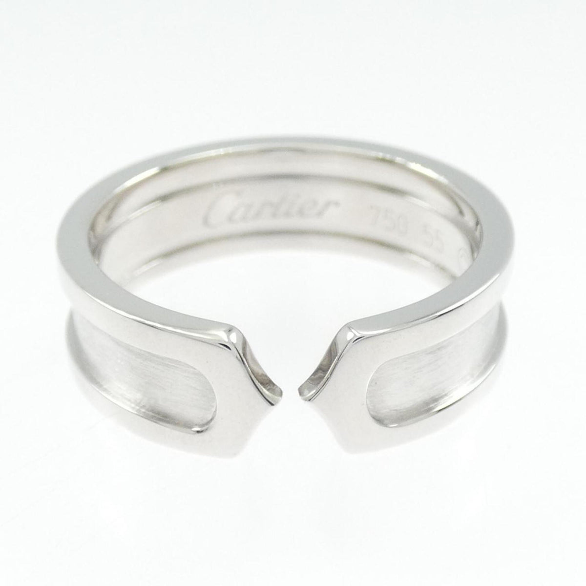 Cartier White Gold White Gold (18K) Band Ring (Pre-Owned)