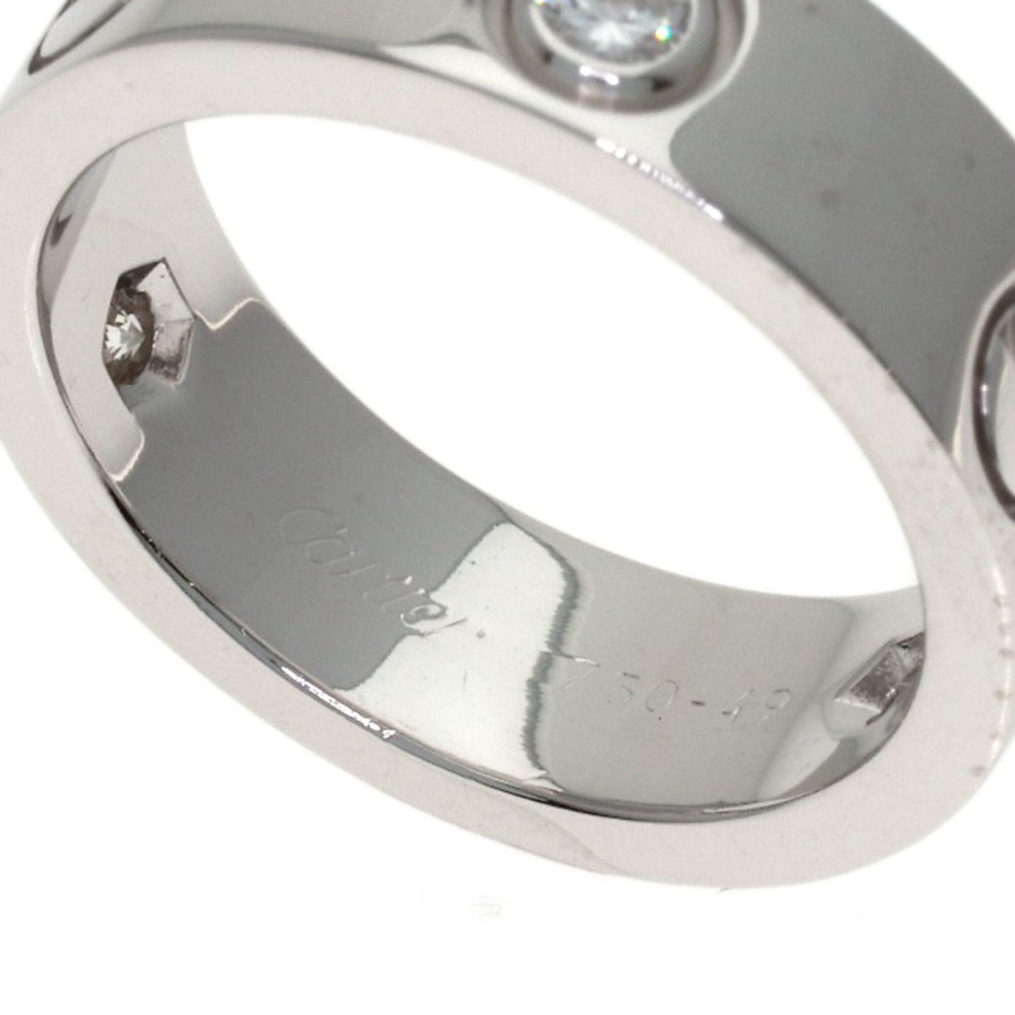 Cartier Love White Gold (18K) Band Ring (Pre-Owned)