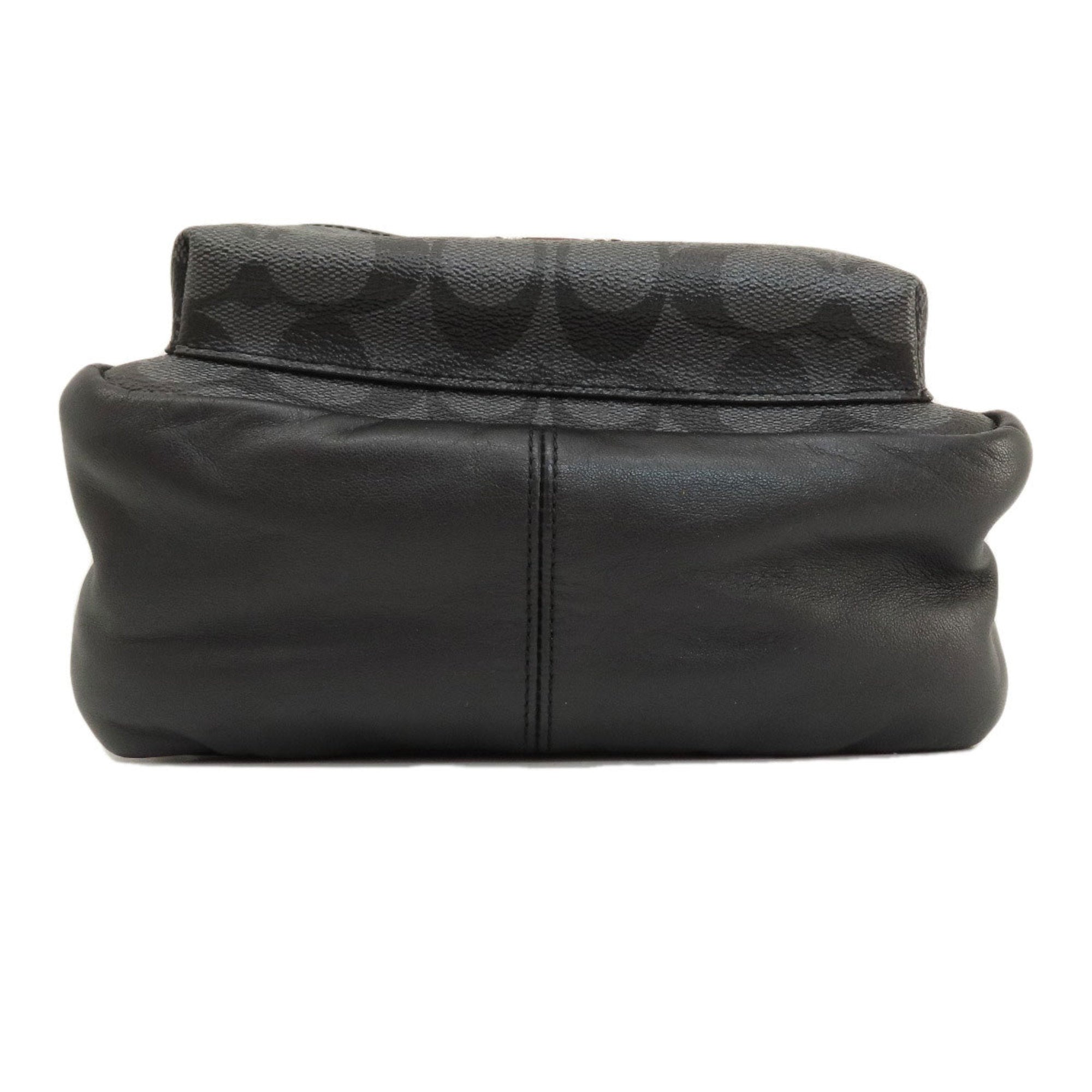Coach Signature Black Signature Line Backpack (Pre-Owned)