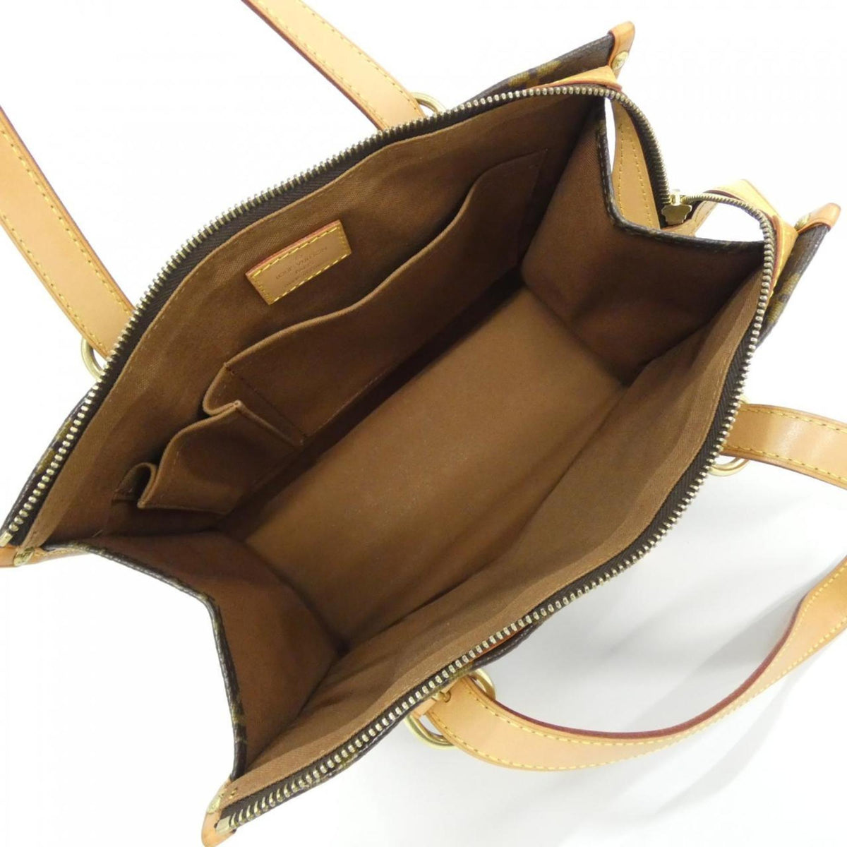 Louis Vuitton Monogram Marron Coated Canvas Shoulder Bag (Pre-Owned)